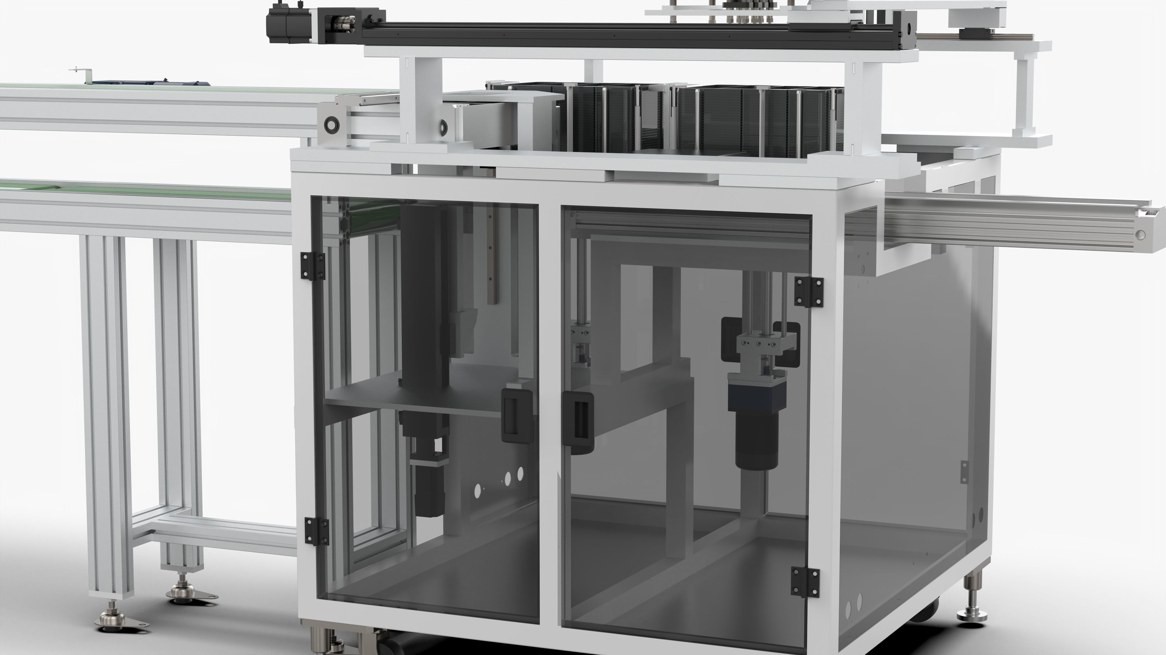 Automatic Plate Transfer Machine 3D model_13