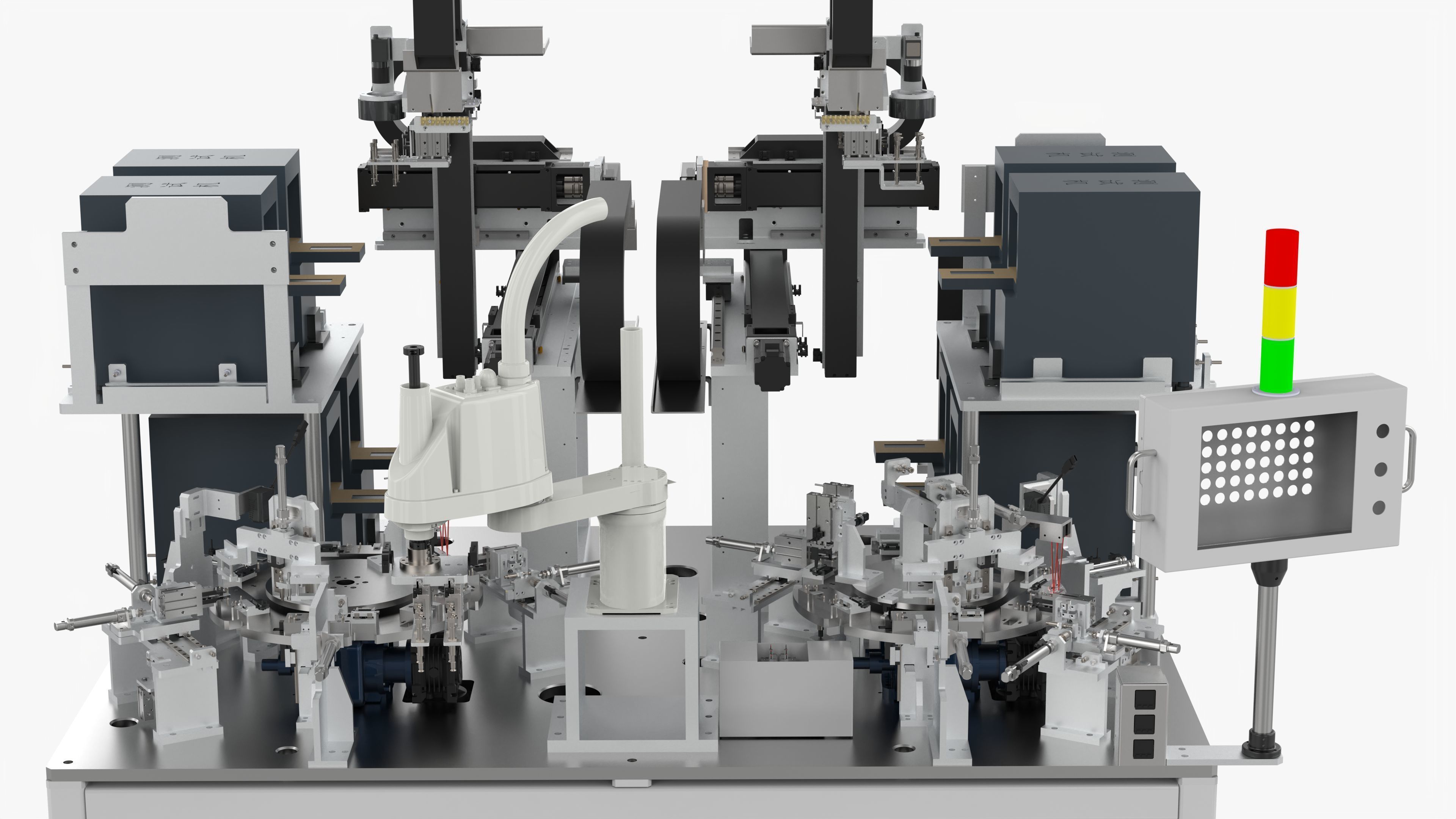 Automatic Mobile Phone Motherboard Testing Machine 3D model_8