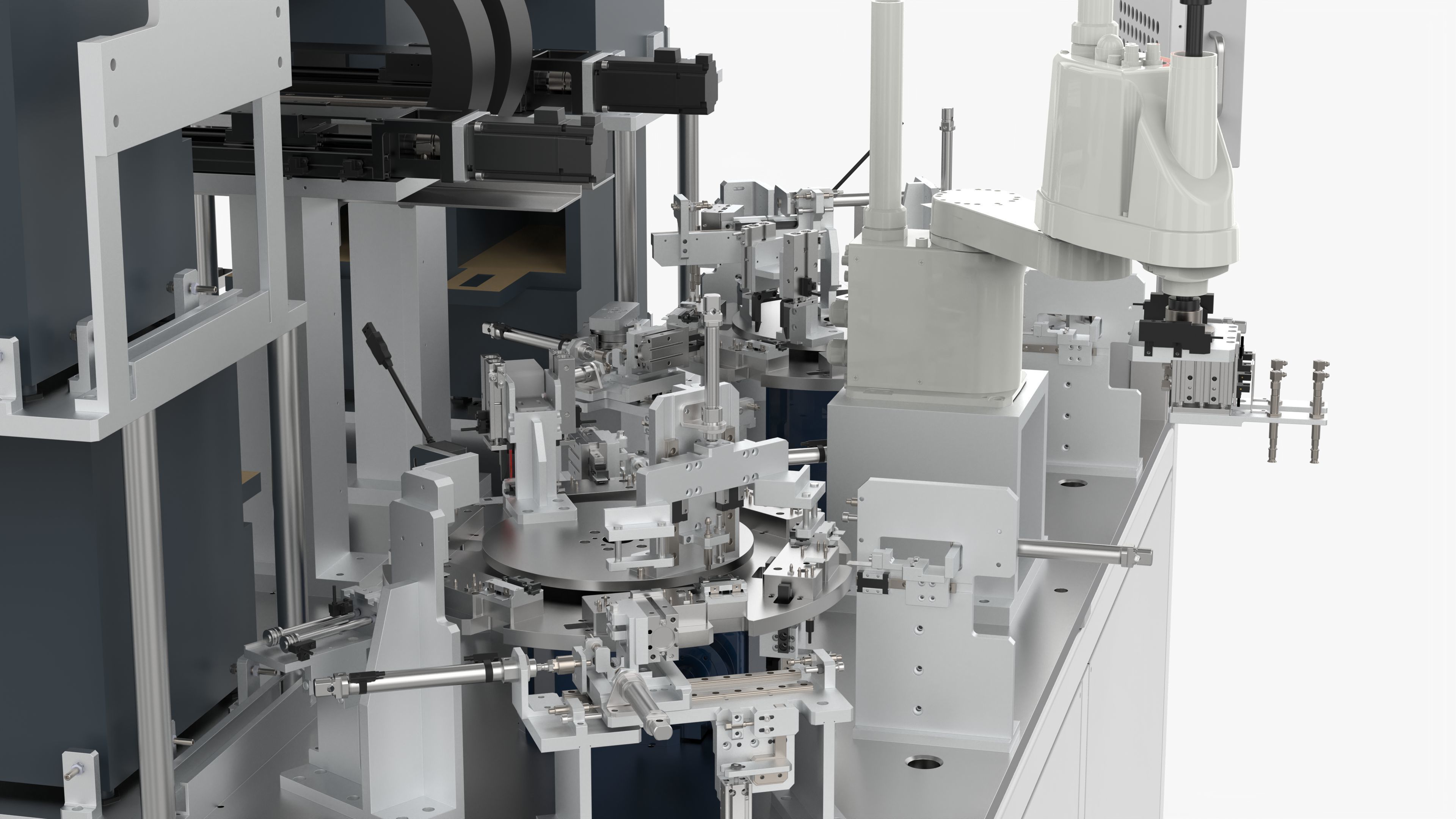 Automatic Mobile Phone Motherboard Testing Machine 3D model_9