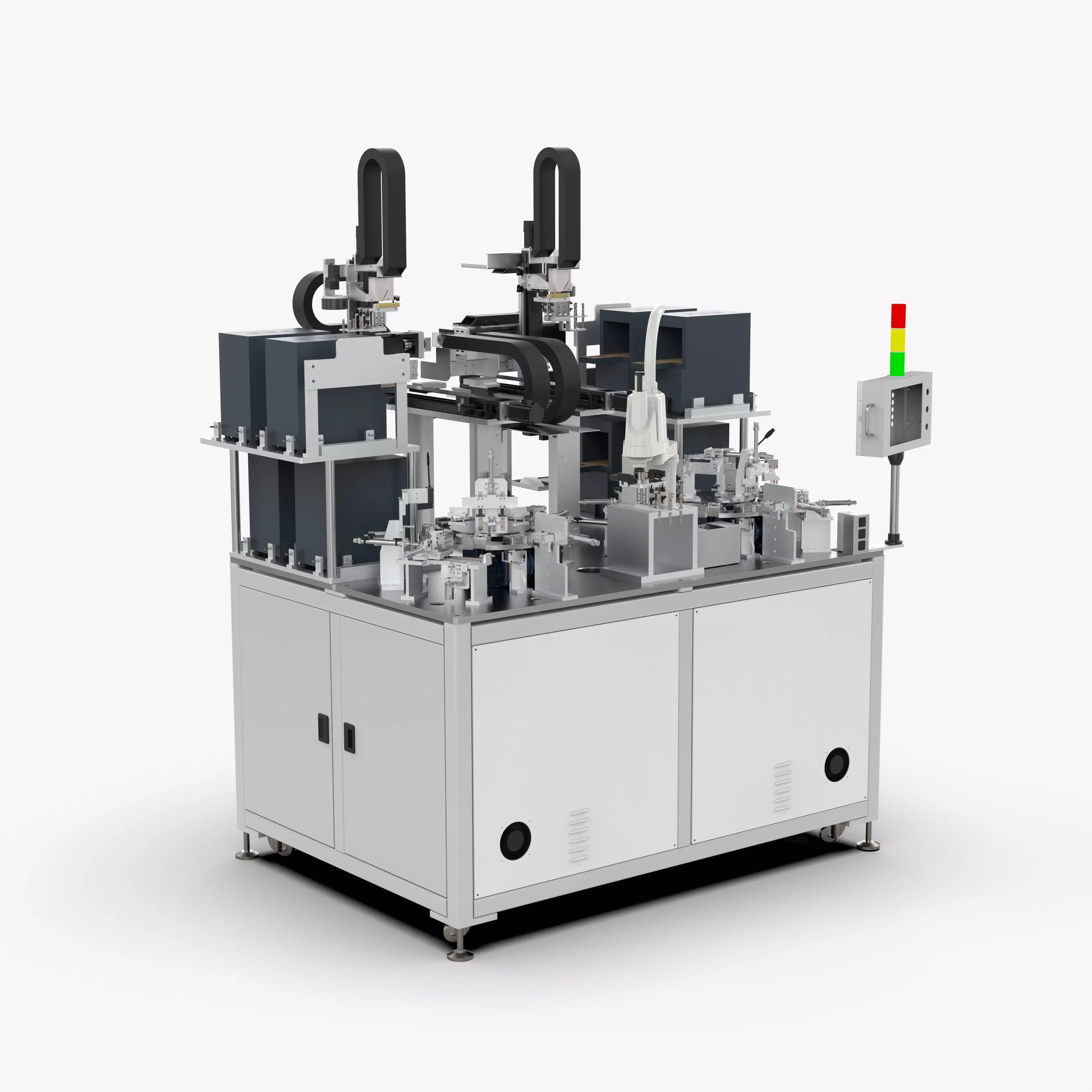 Automatic Mobile Phone Motherboard Testing Machine 3D model_0