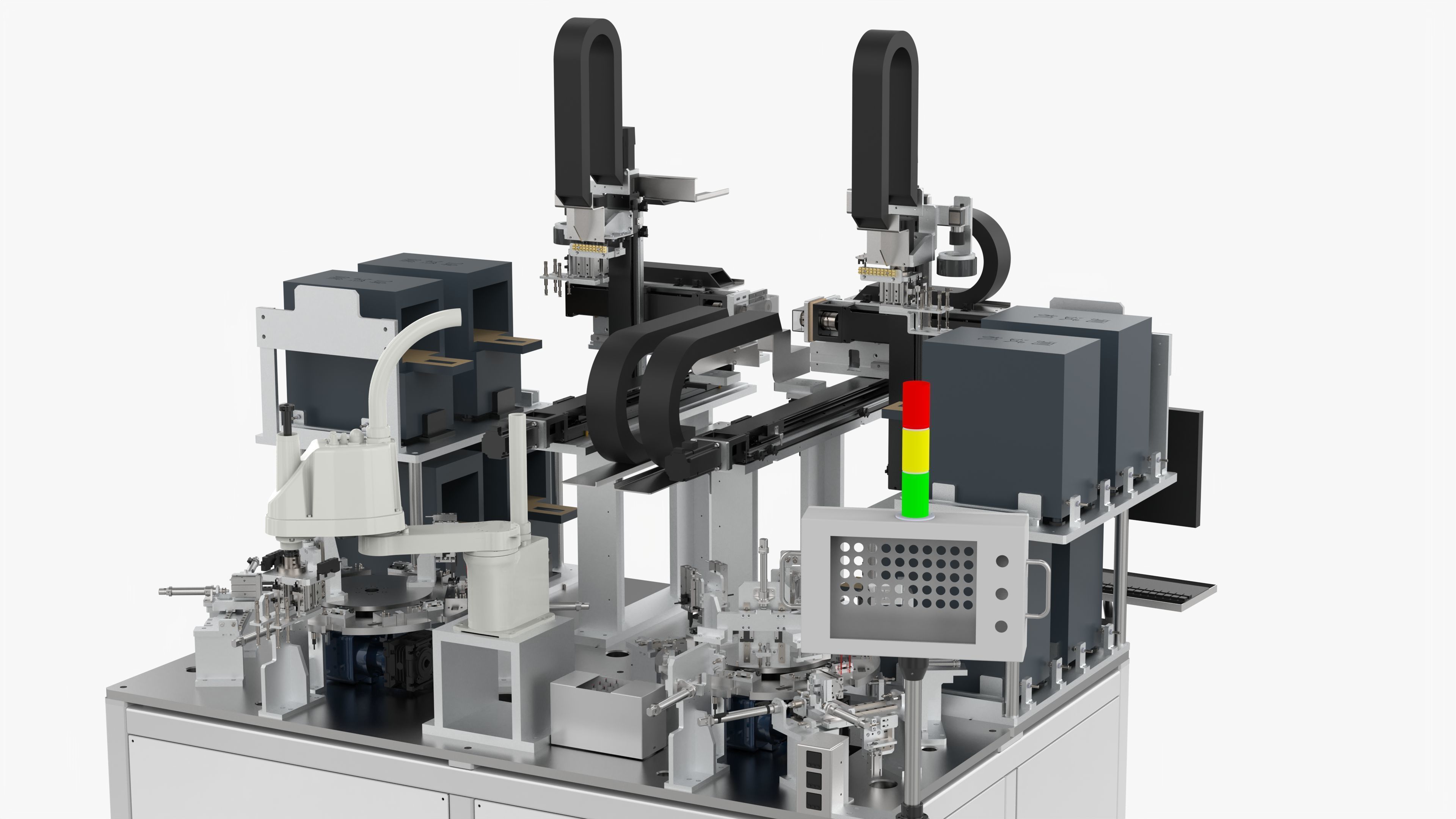 Automatic Mobile Phone Motherboard Testing Machine 3D model_7