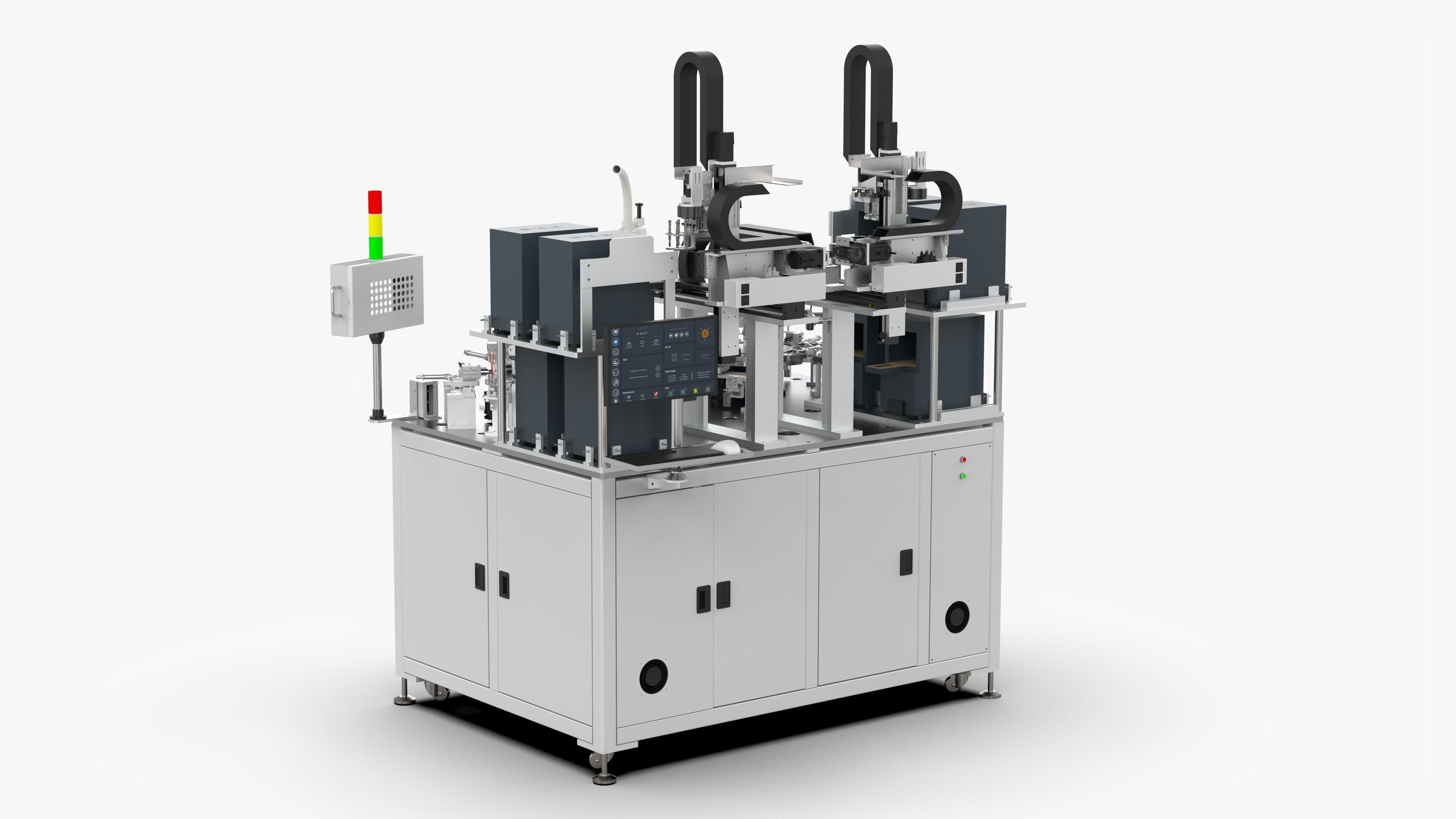 Automatic Mobile Phone Motherboard Testing Machine 3D model_3