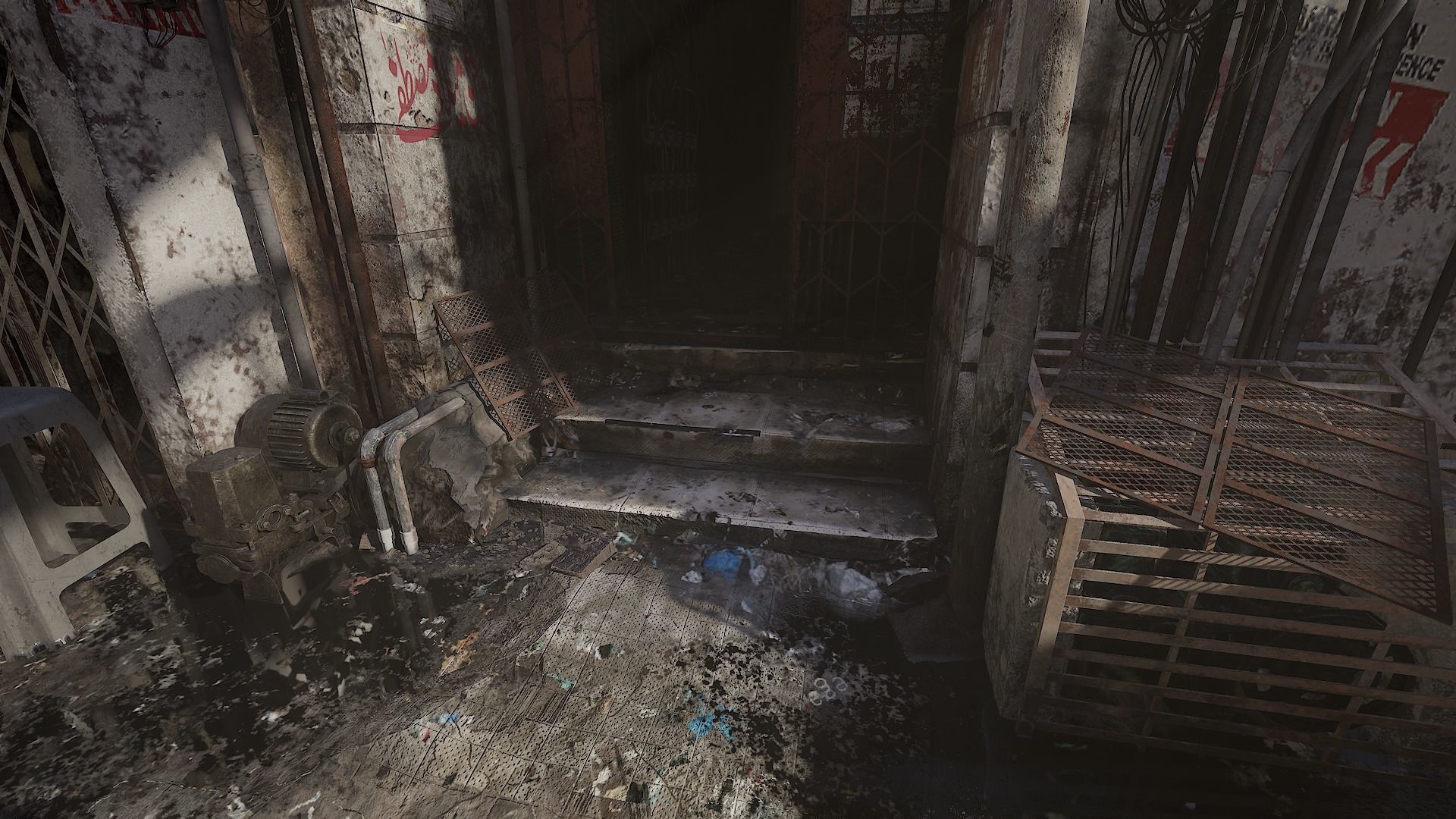 Old Building Door 3D model_4