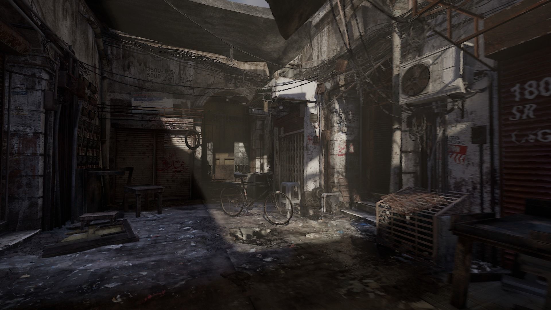 Old Building Door 3D model_2