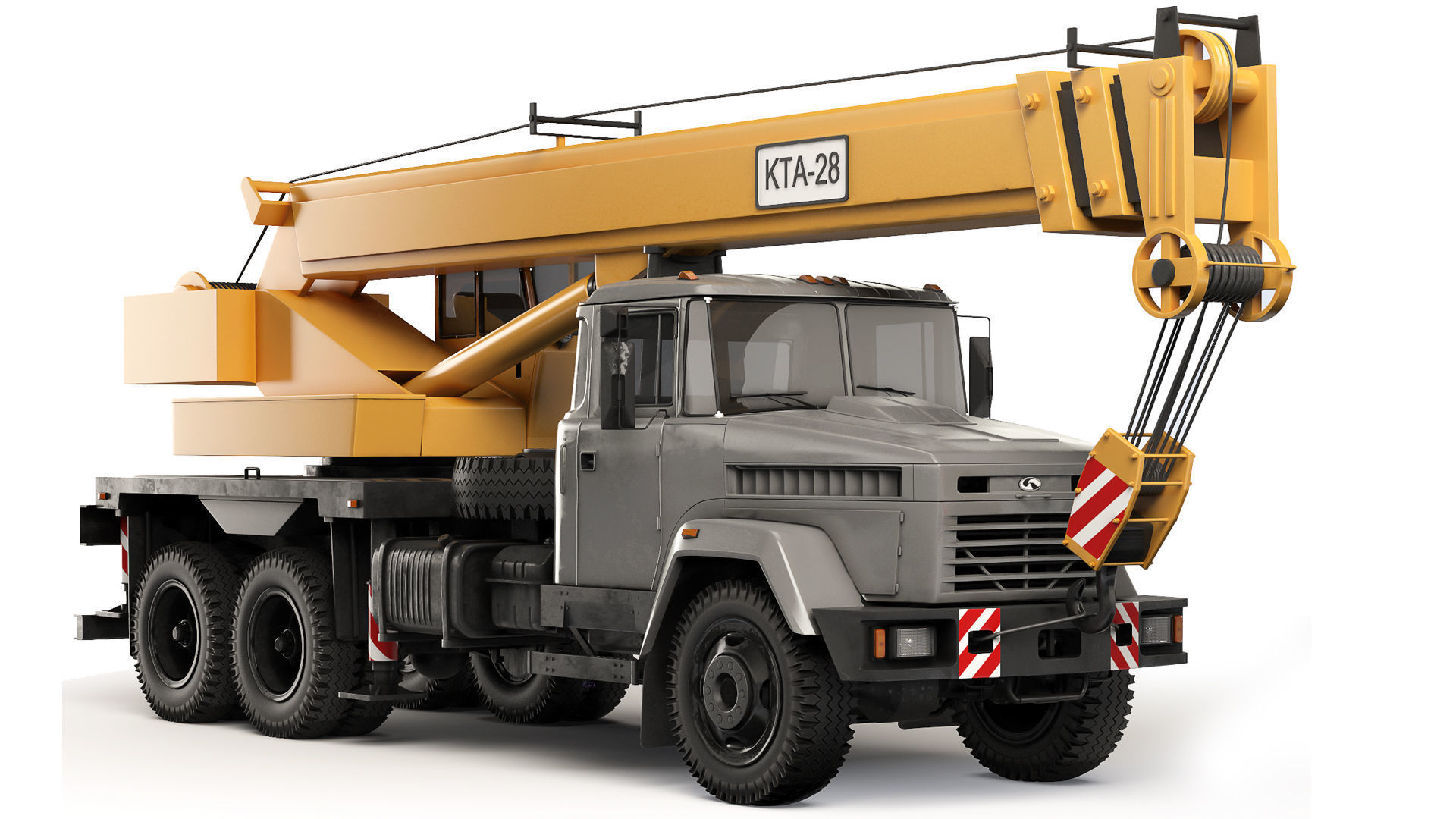 KrAZ 65053 KTA-28 2008 3D model_6