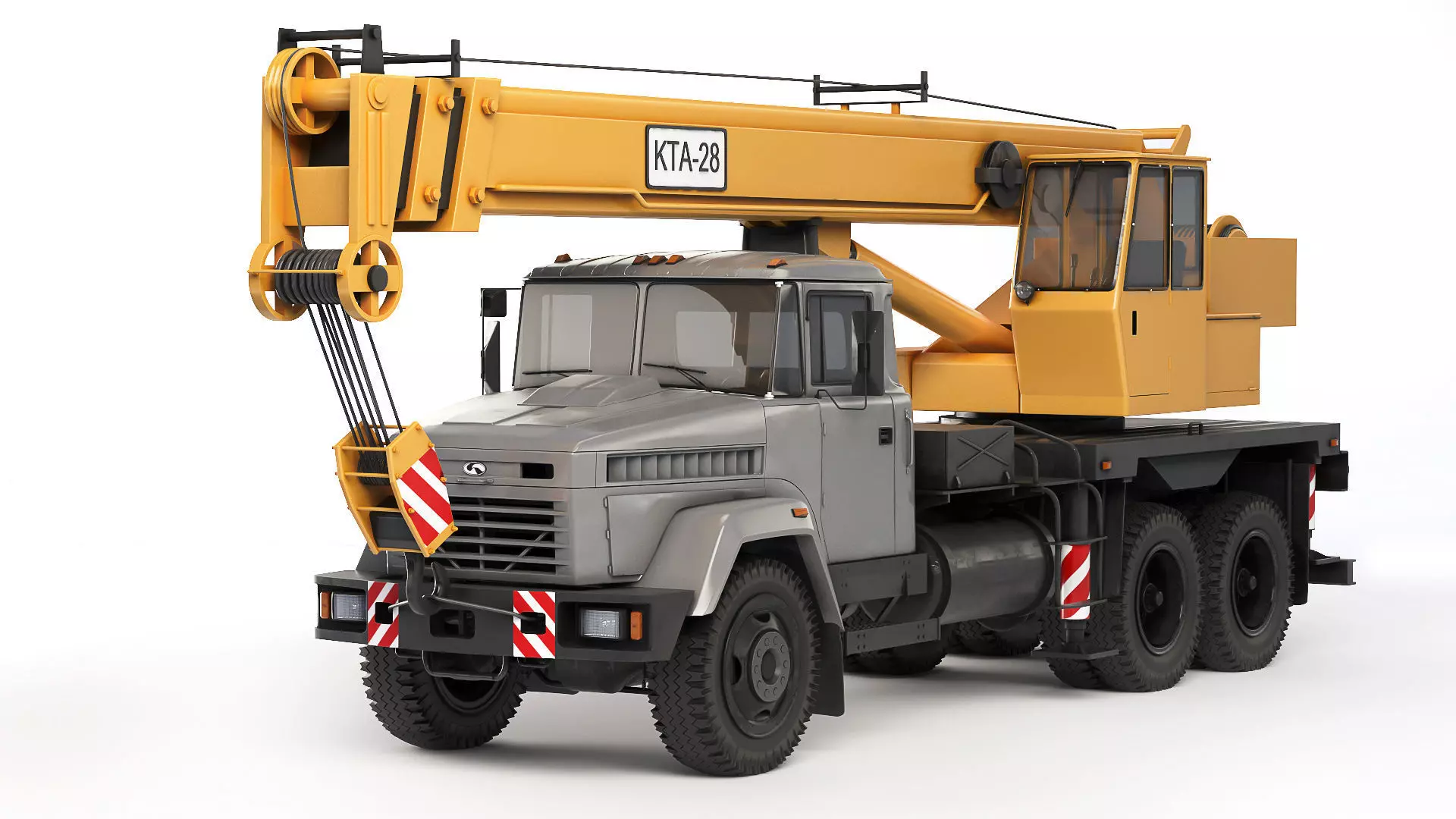 KrAZ 65053 KTA-28 2008 3D model_0