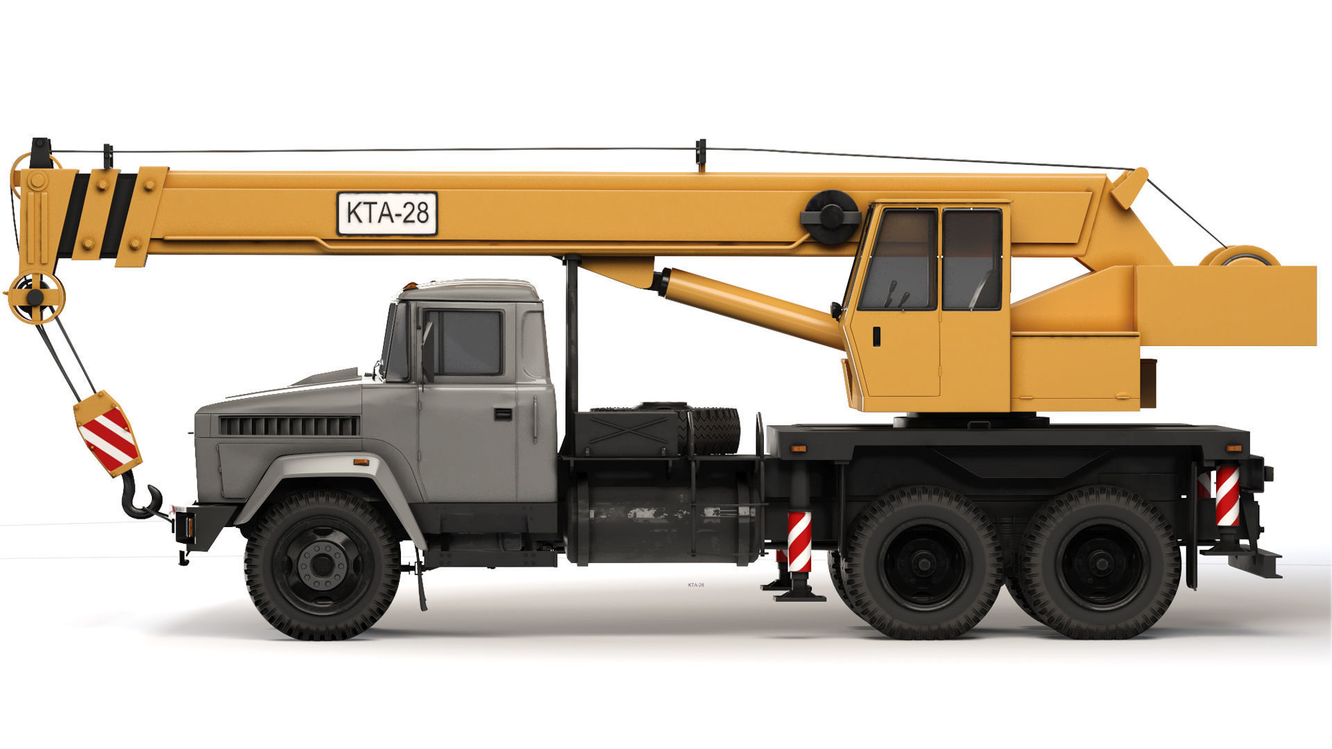 KrAZ 65053 KTA-28 2008 3D model_1