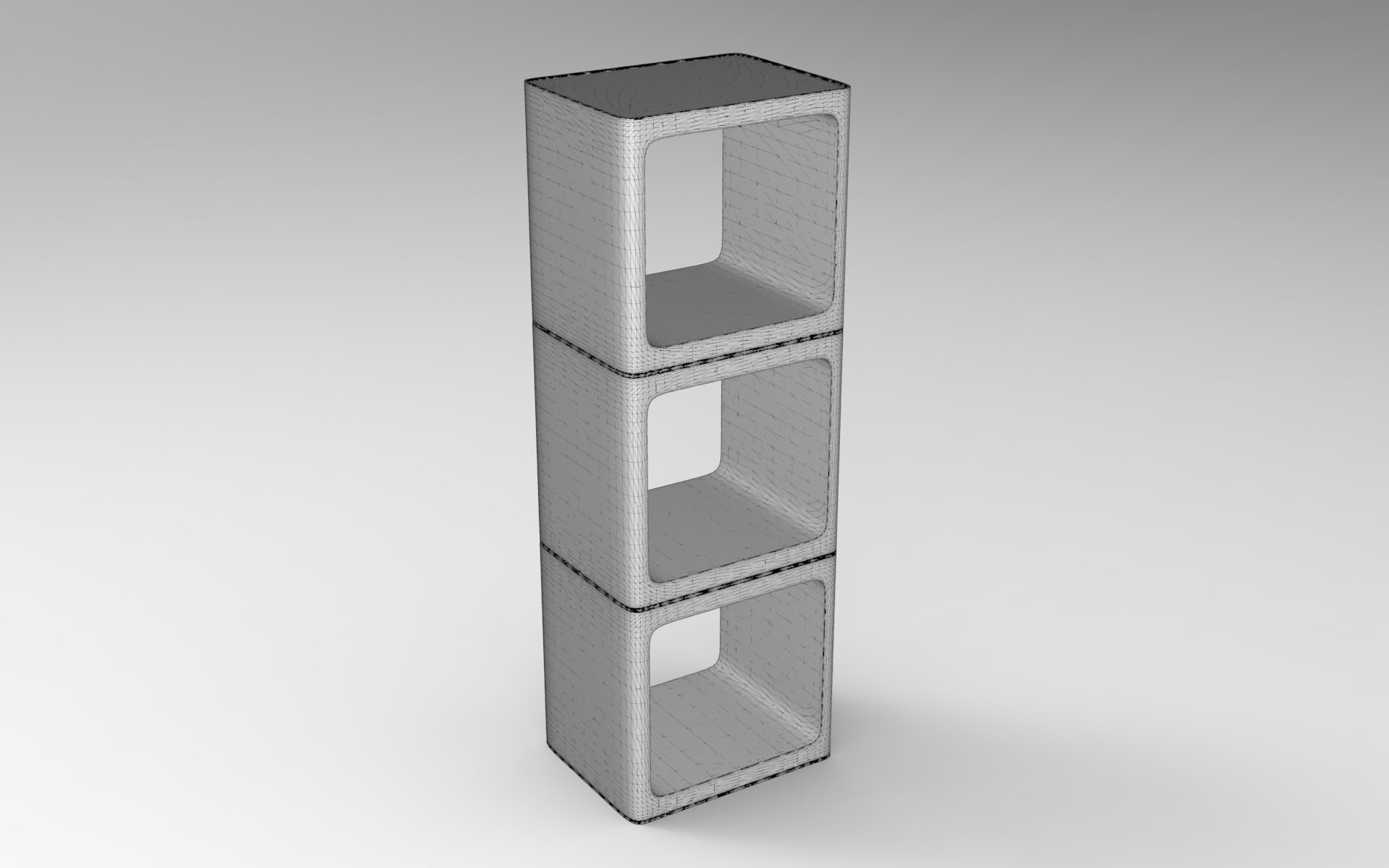 Saga Shelf Low-poly 3D model_5