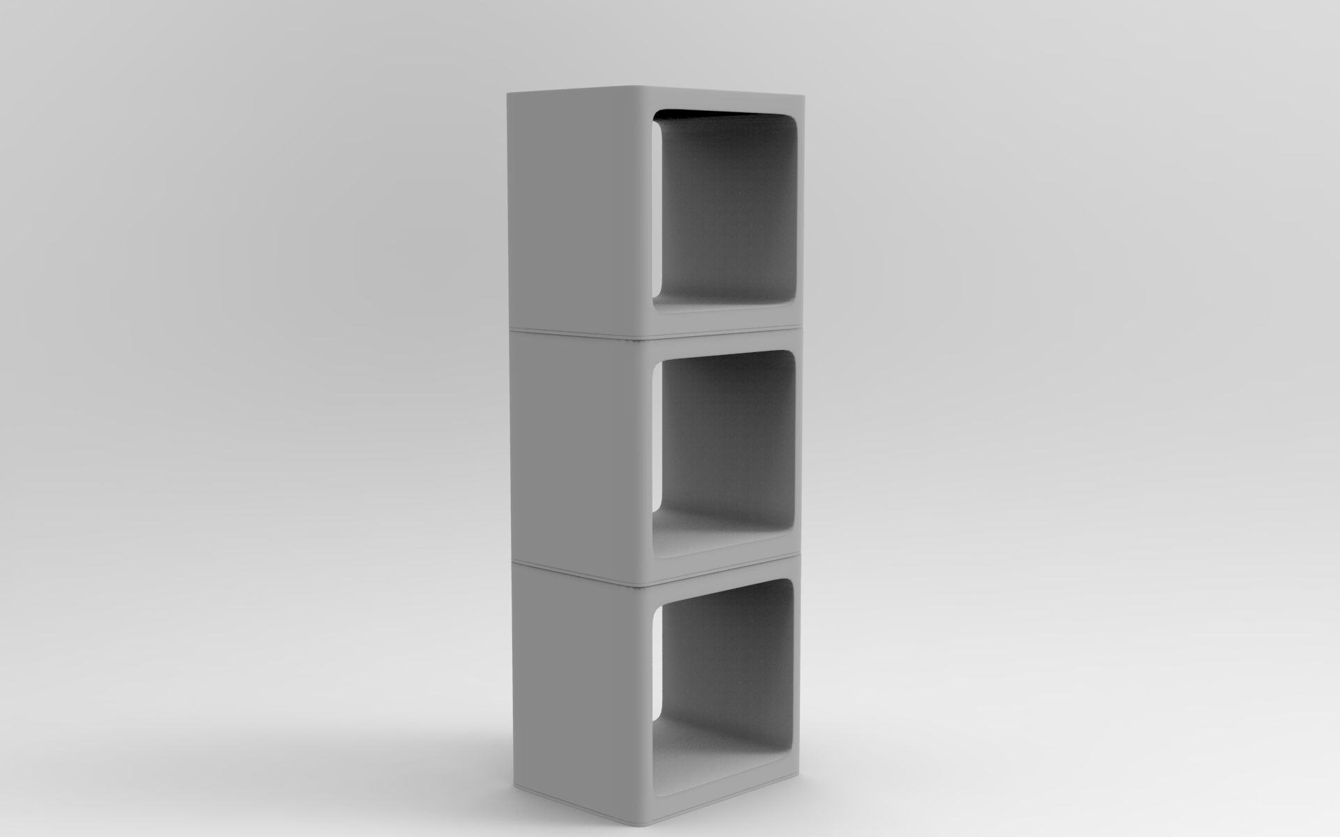 Saga Shelf Low-poly 3D model_7