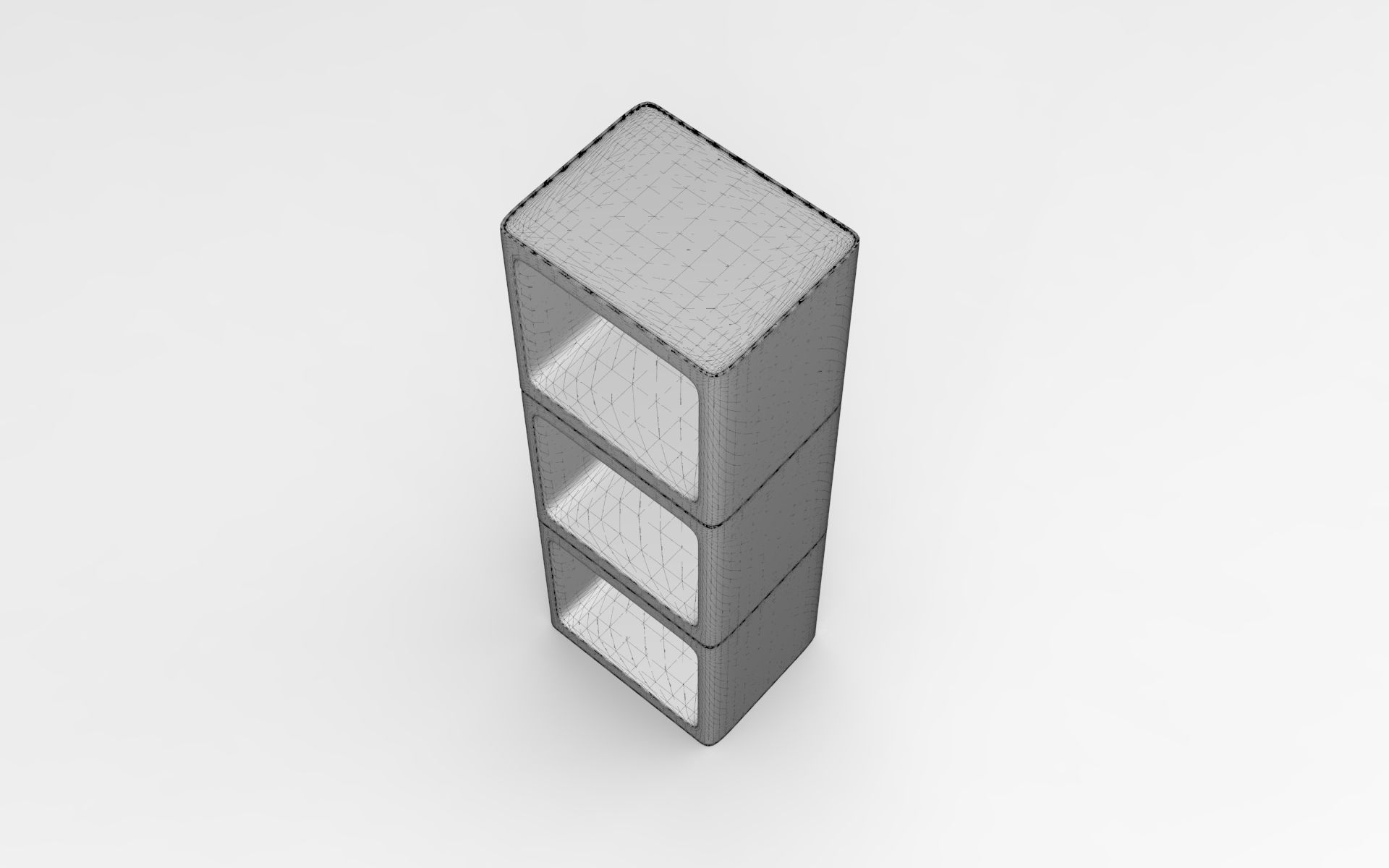 Saga Shelf Low-poly 3D model_6