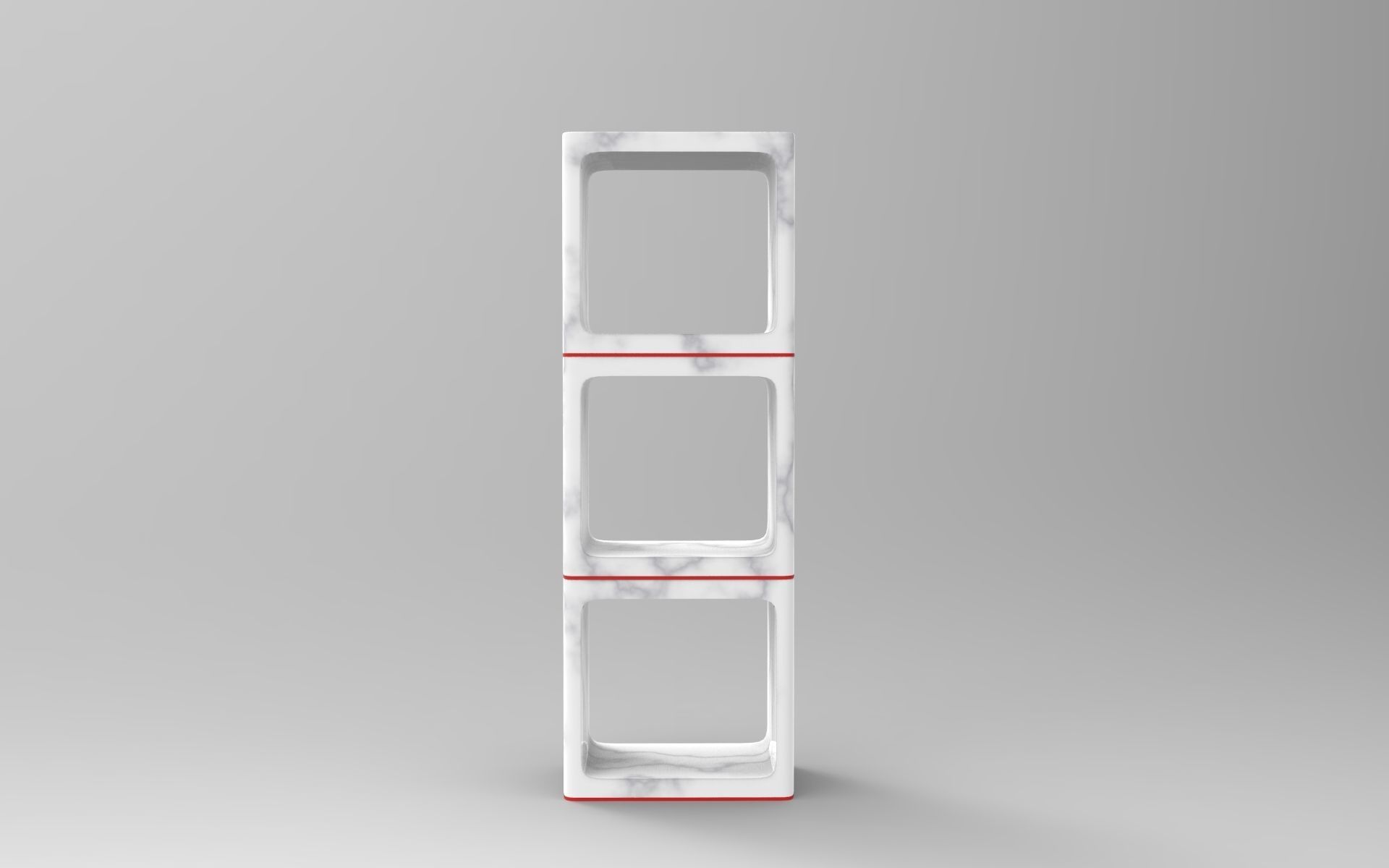 Saga Shelf Low-poly 3D model_4