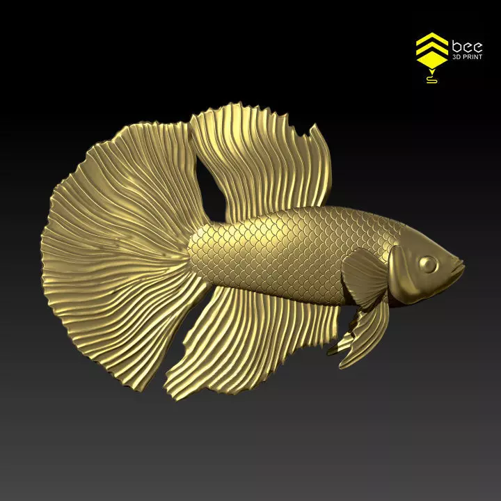 Betta Fish - Ready for 3D print 3D print model