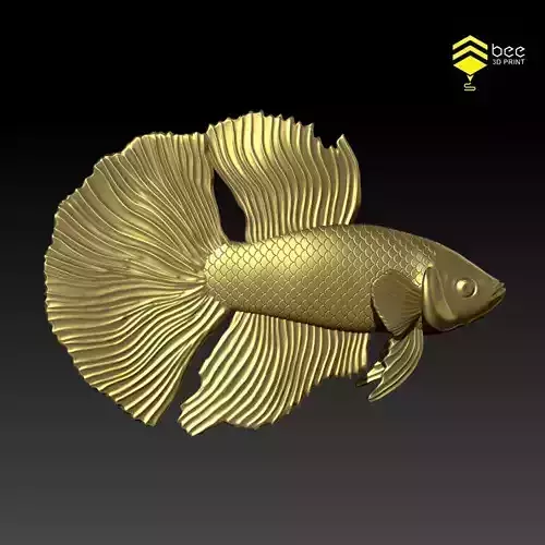 Betta Fish - Ready for 3D print 3D print model