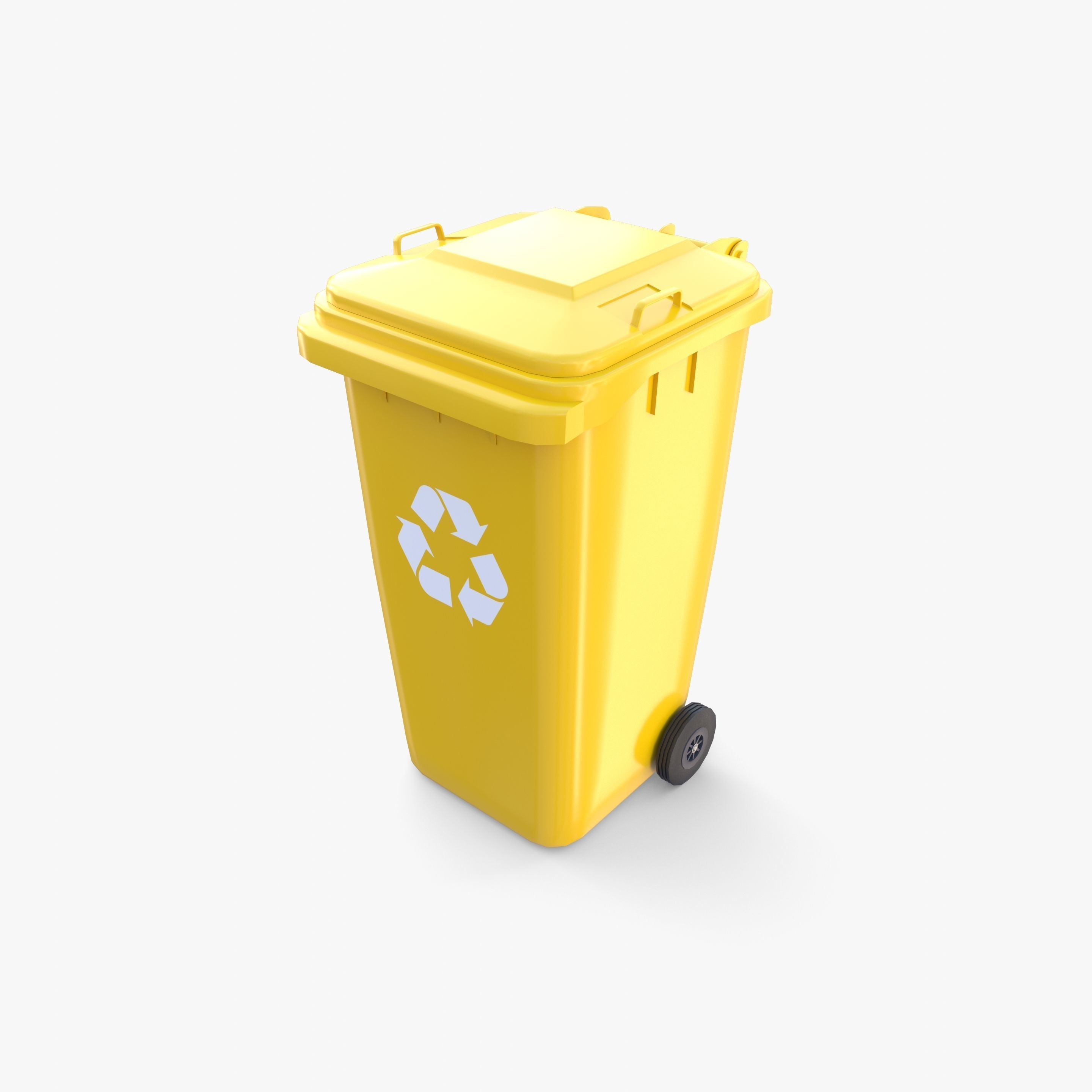 Trash can v13 3D model_7