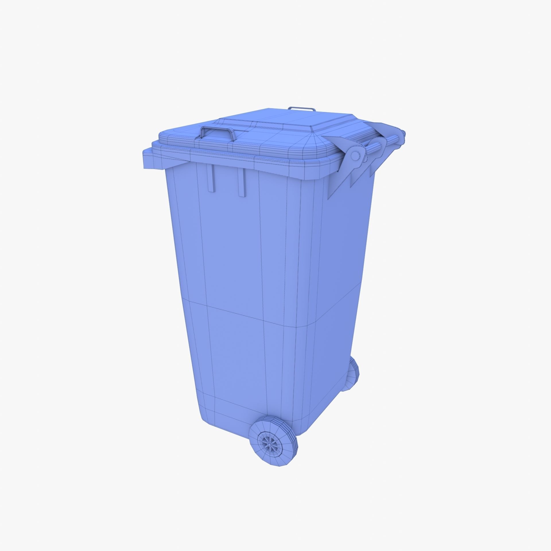 Trash can v13 3D model_10