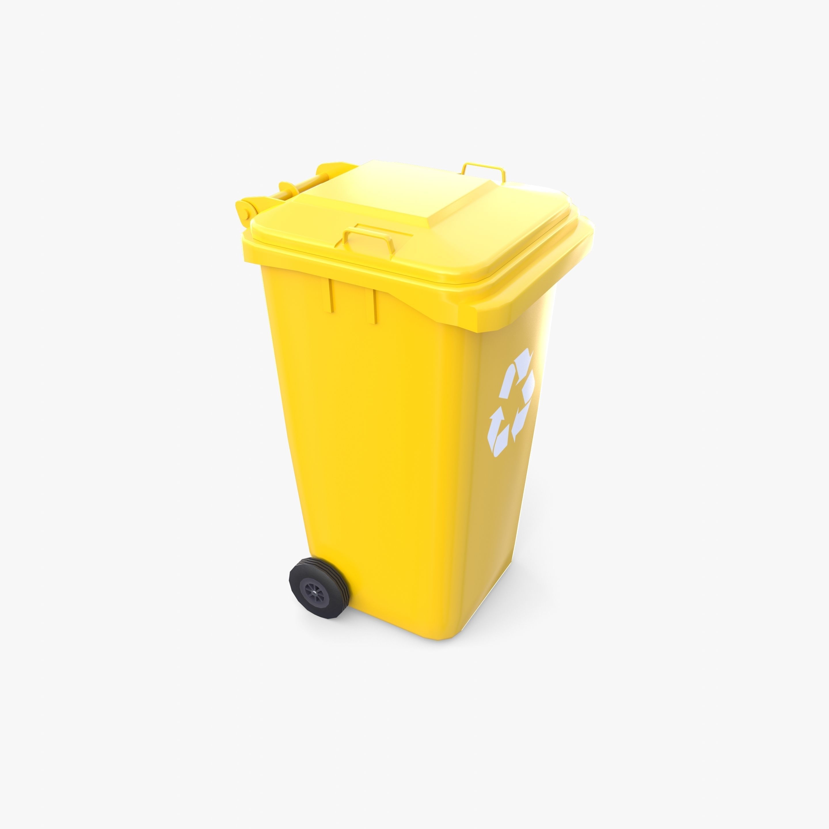 Trash can v13 3D model_5