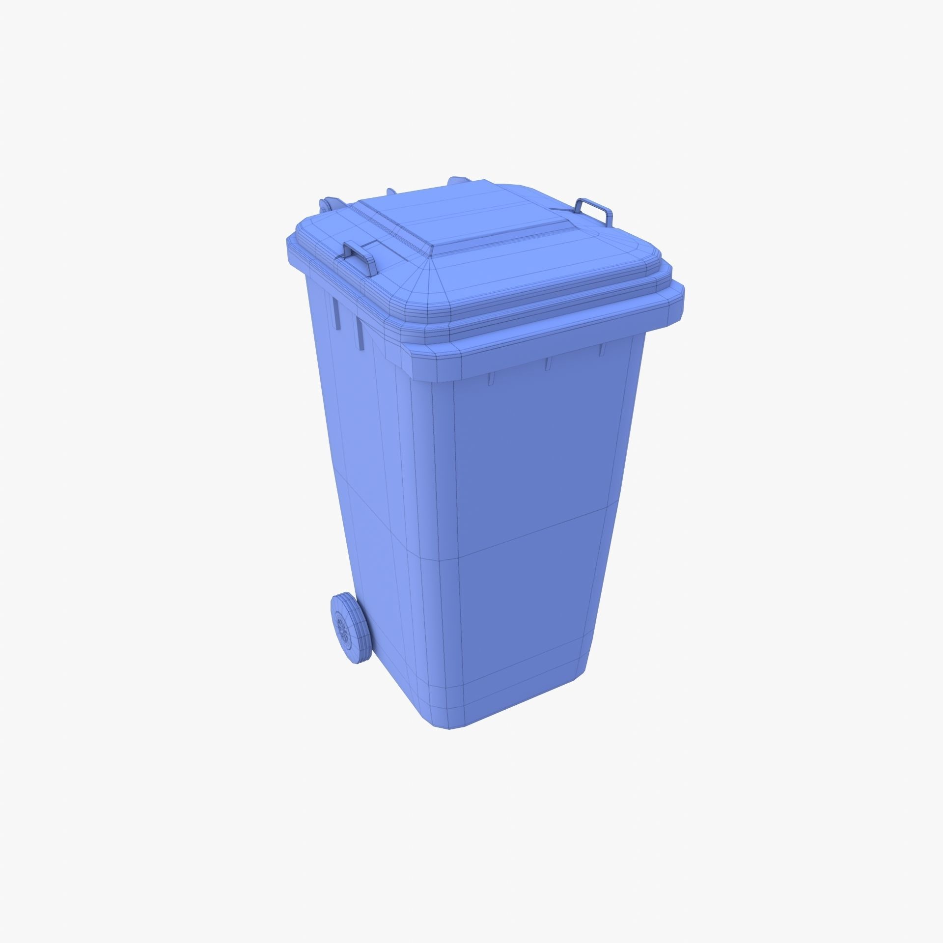 Trash can v13 3D model_14