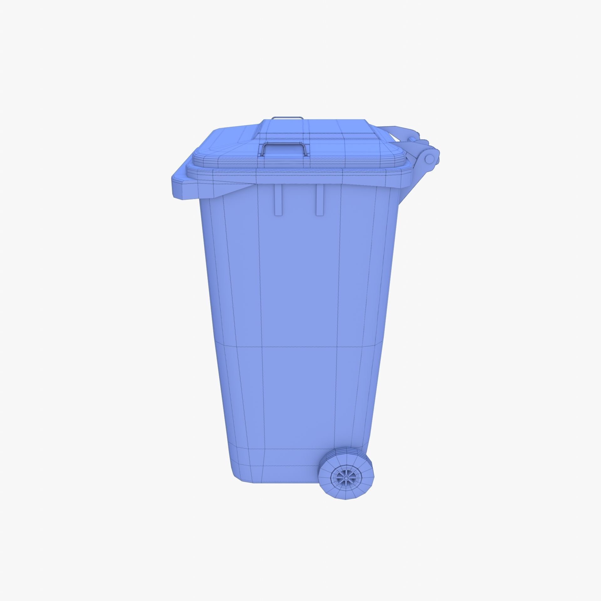 Trash can v13 3D model_9