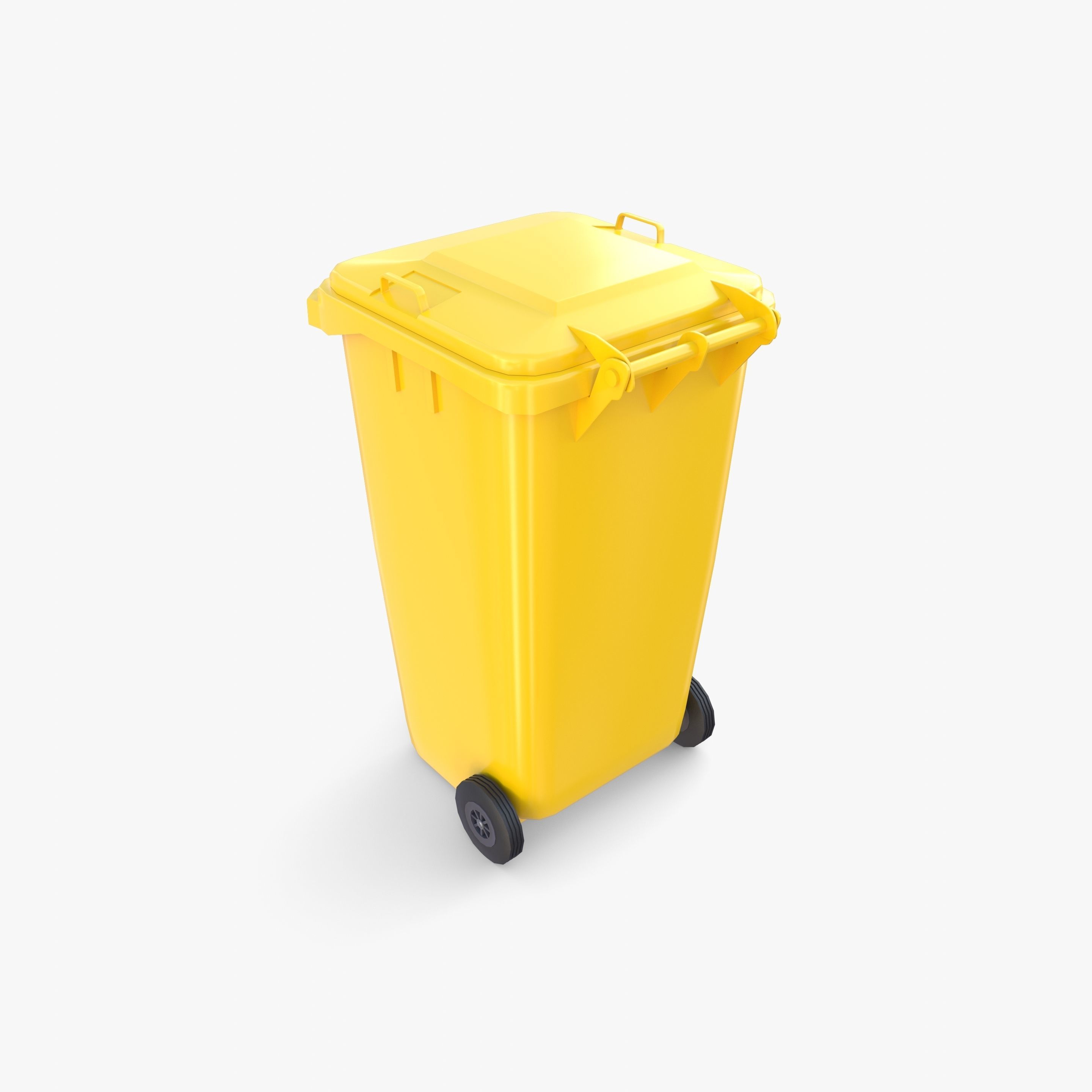 Trash can v13 3D model_3