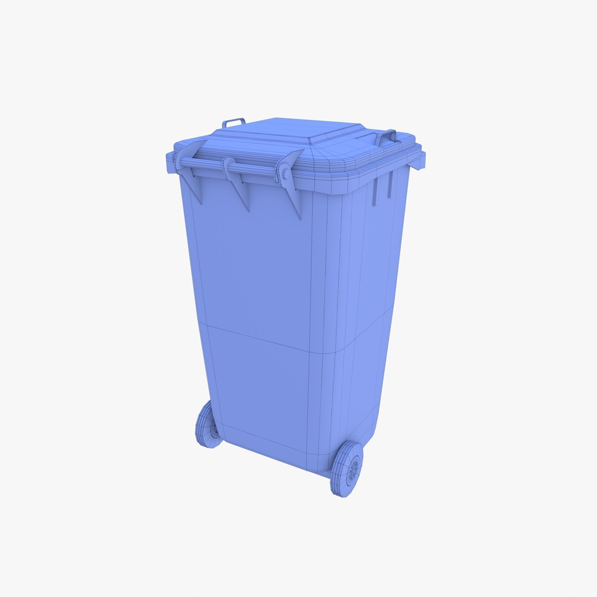 Trash can v13 3D model_12
