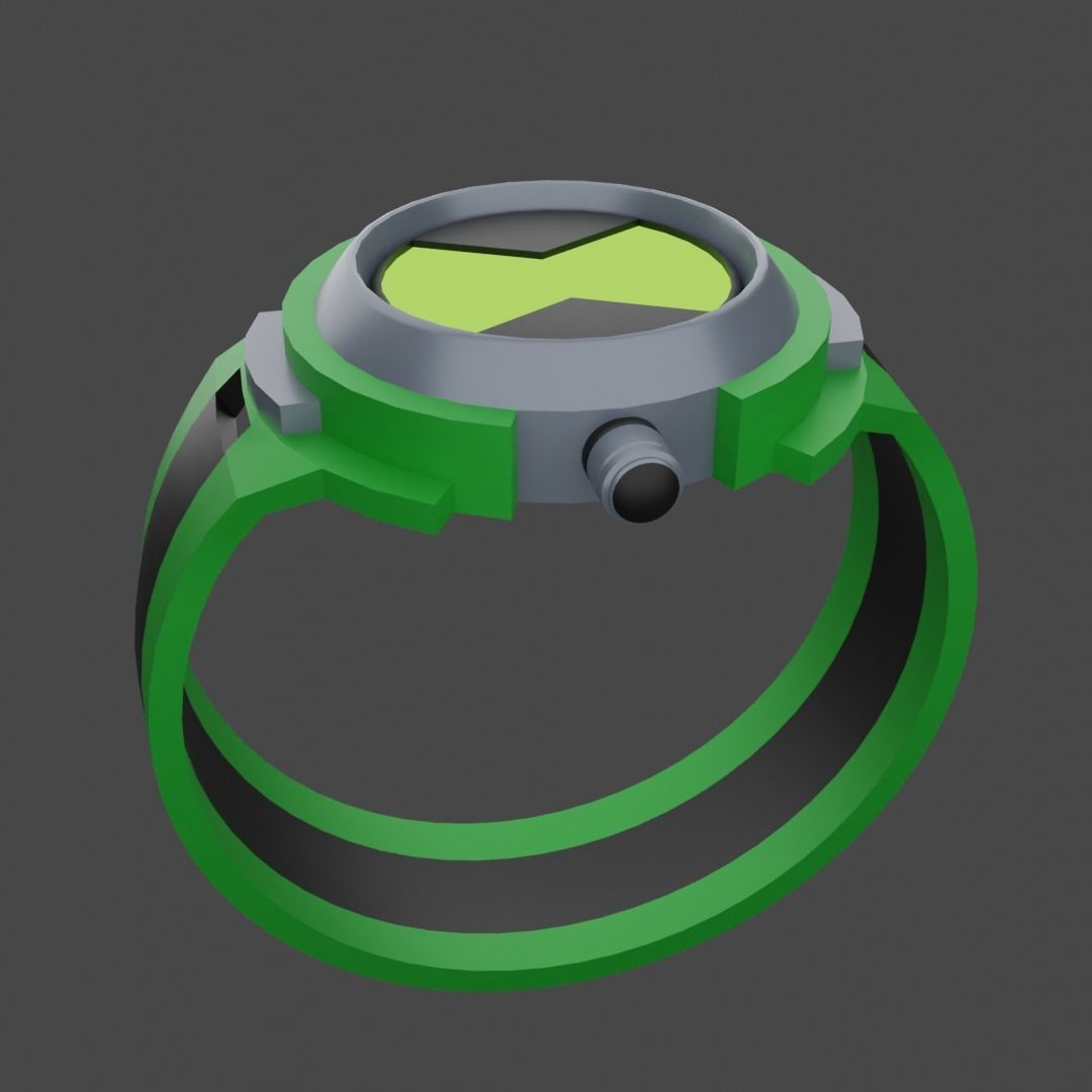 Ben 10 Omnitrix Low-poly 3D model_3