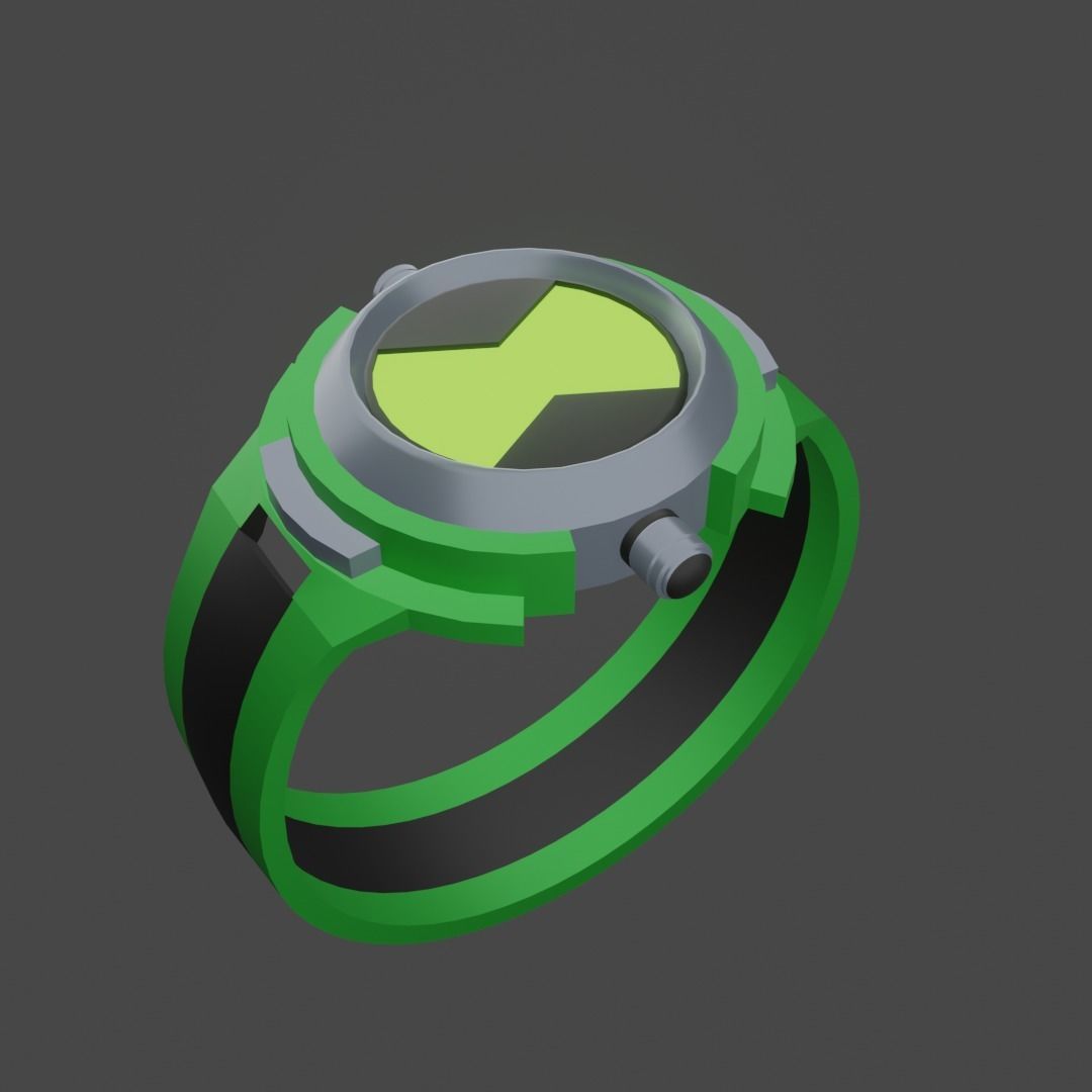 Ben 10 Omnitrix Low-poly 3D model_1