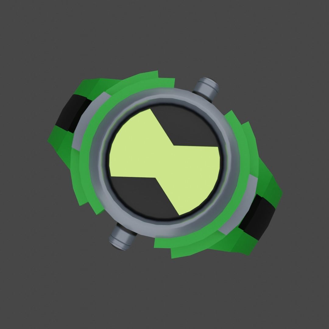 Ben 10 Omnitrix Low-poly 3D model_6
