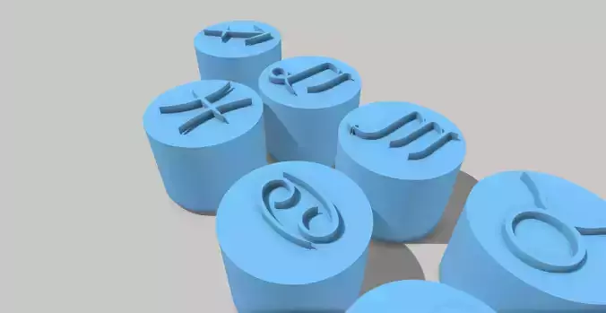 Zodiac Signs Stencils