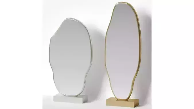 Le Passage - Standing Mirror by Mathieu Lehanneur