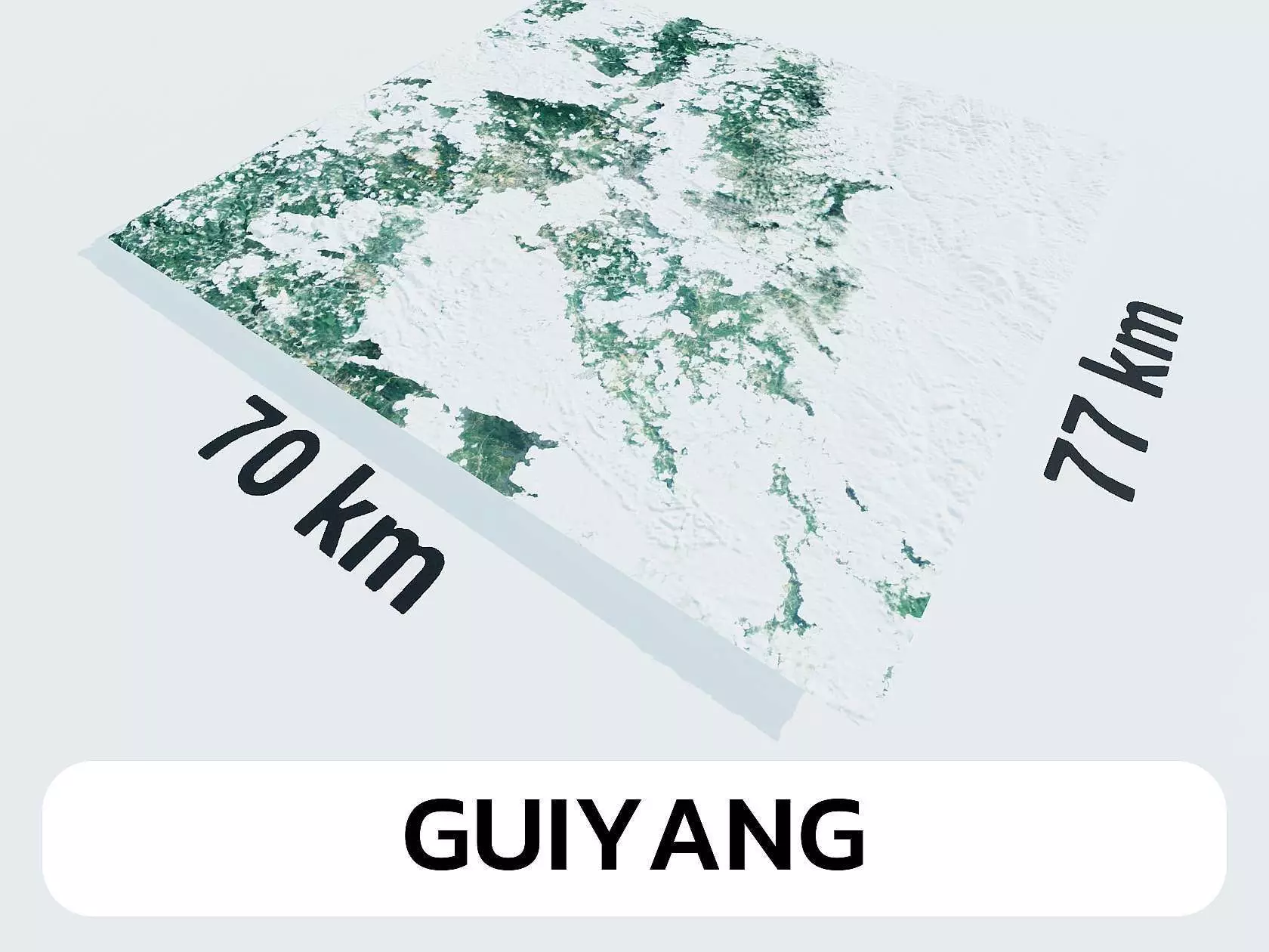 Guiyang China City Landscape 3D Model Free 3D model