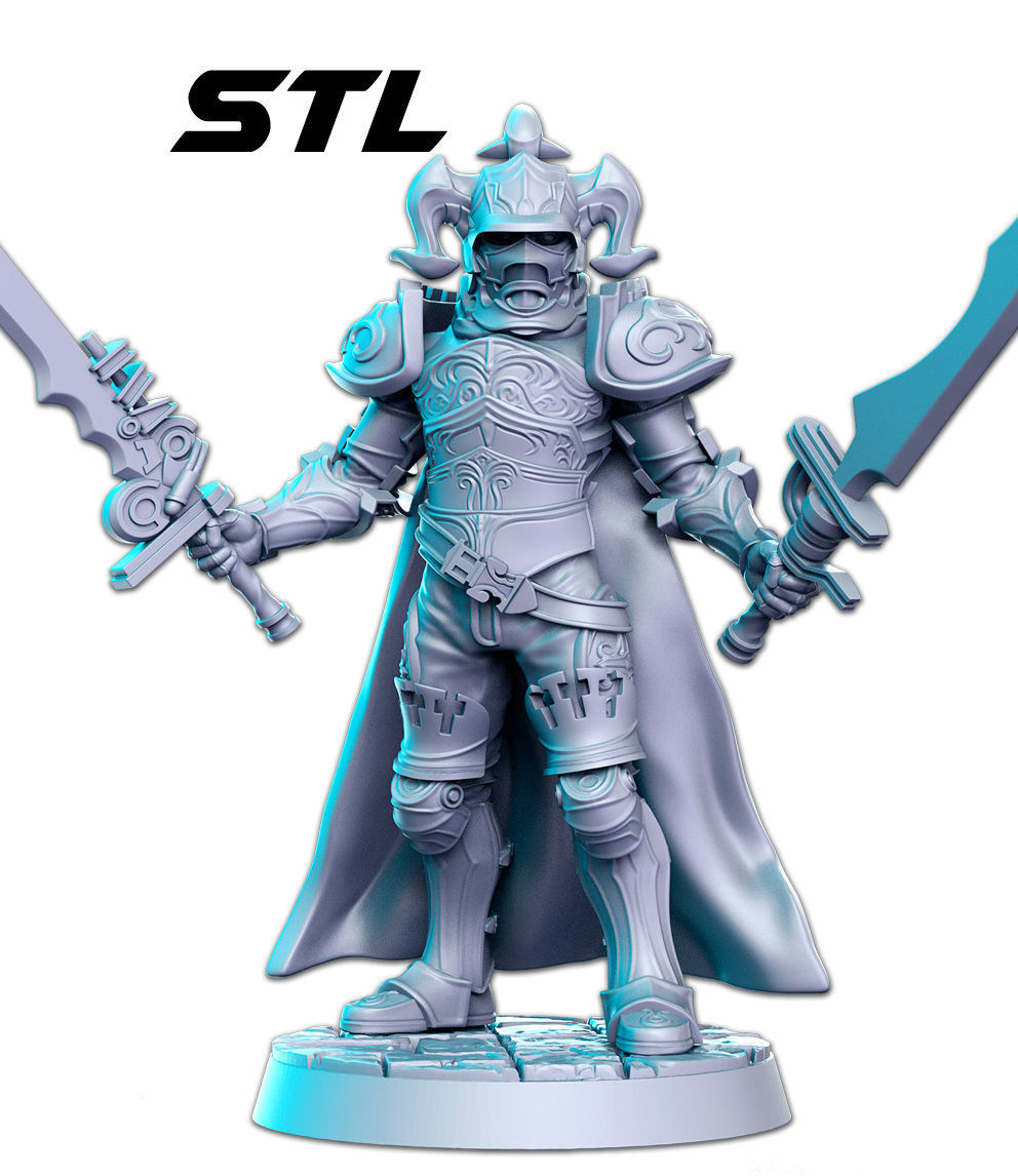 Gabranth XII Final Fantasy 32mm Pre-supported 3D print model_1