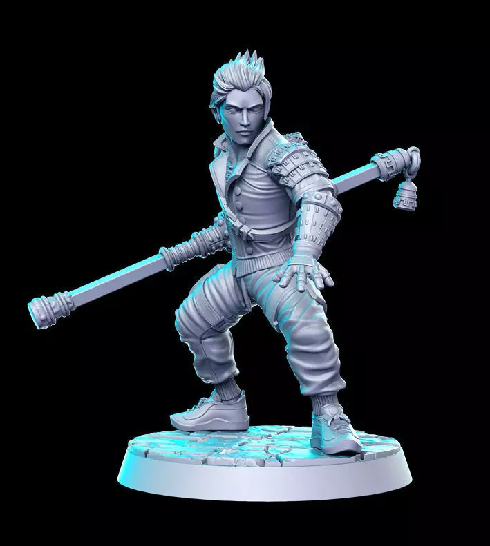 Sonon VII Final Fantasy 32mm Pre-supported 3D print model_0