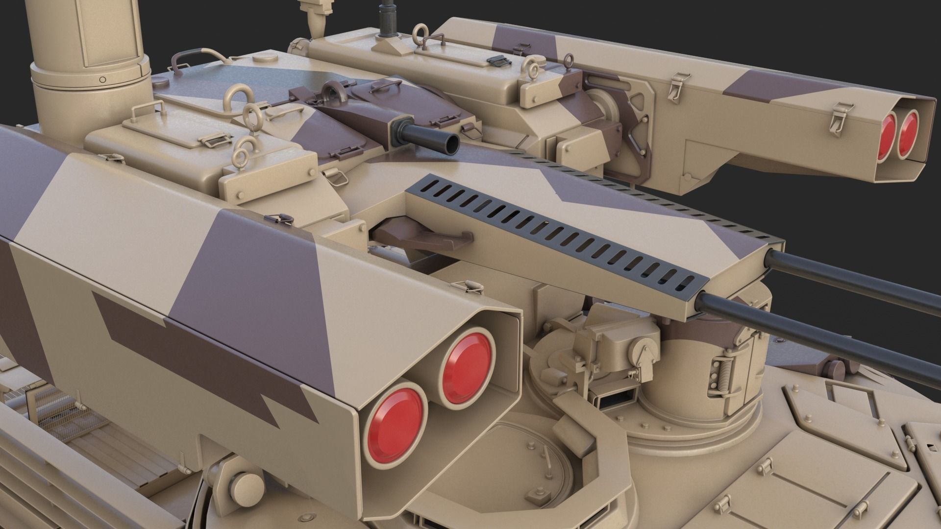 Tank Terminator BMPT 72 Desert 3D model_21