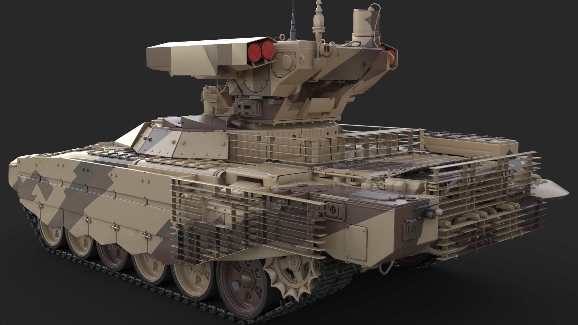 Tank Terminator BMPT 72 Desert 3D model_10