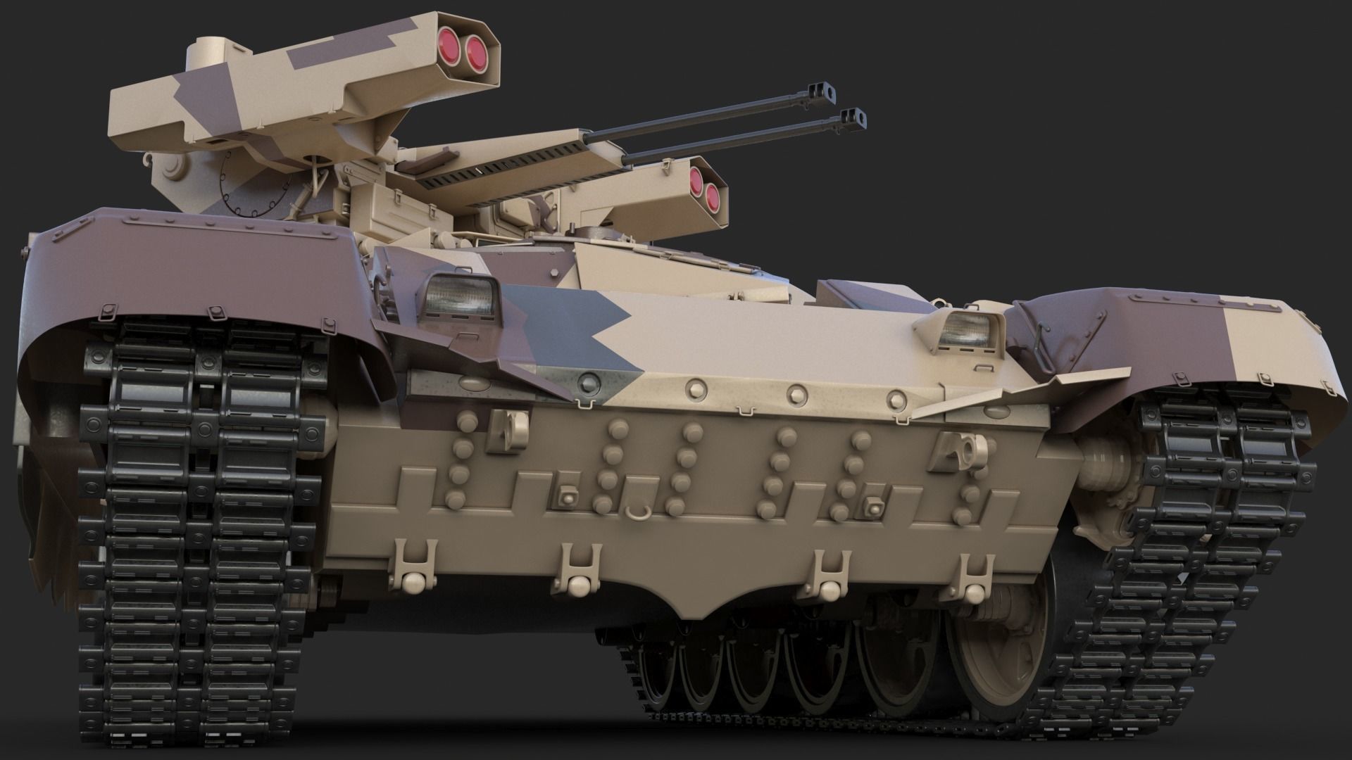 Tank Terminator BMPT 72 Desert 3D model_26