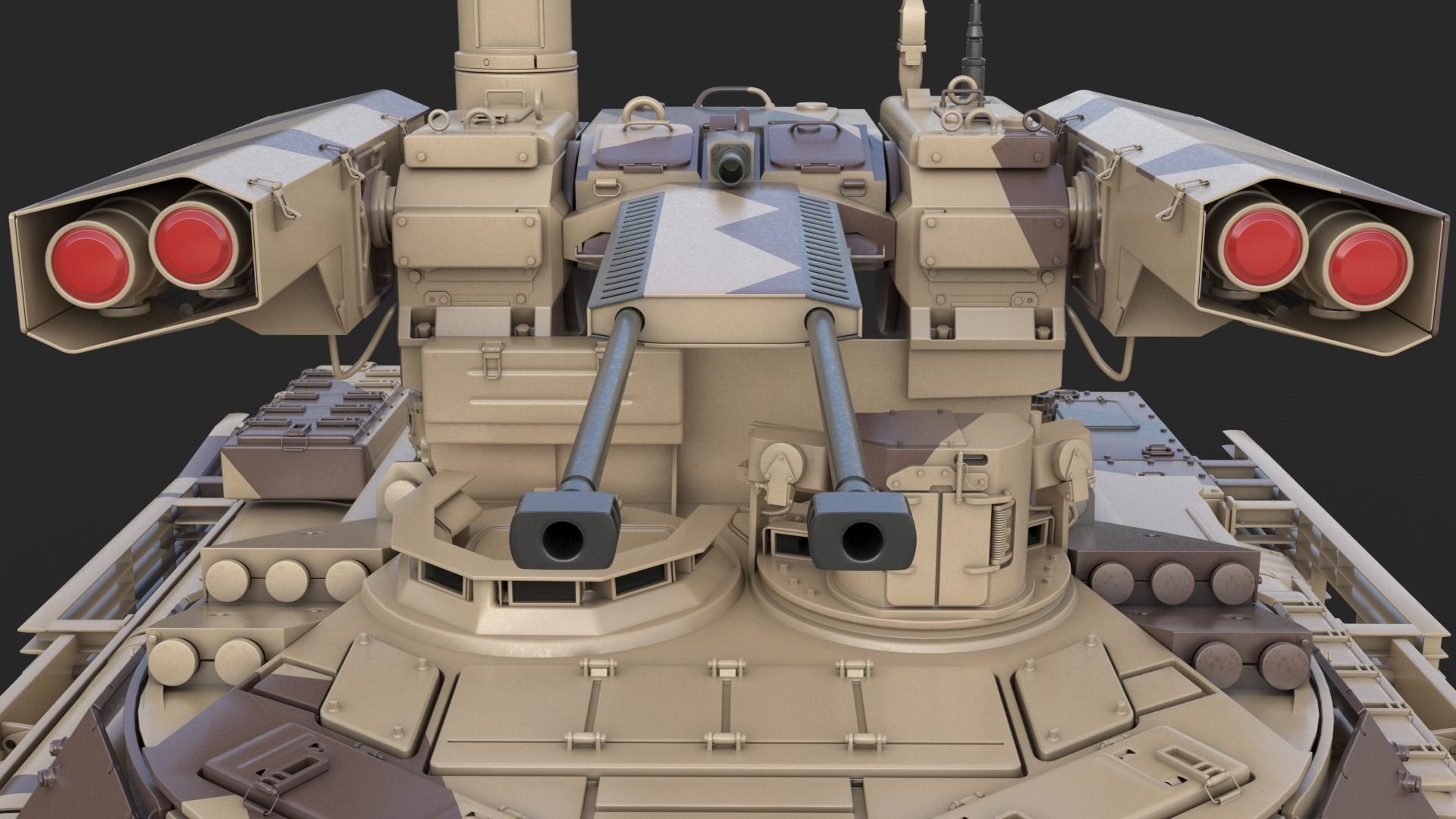 Tank Terminator BMPT 72 Desert 3D model_15