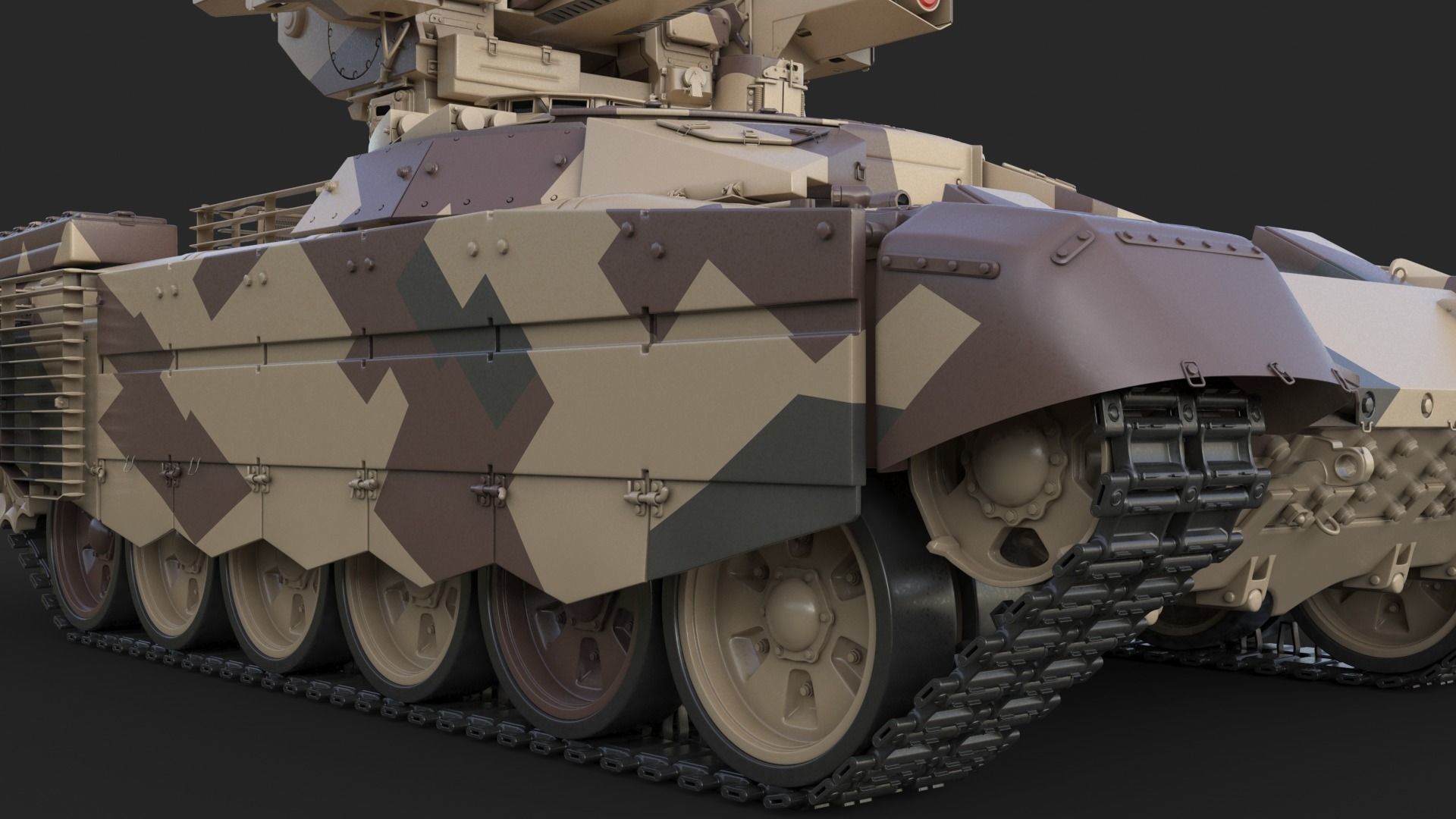 Tank Terminator BMPT 72 Desert 3D model_28