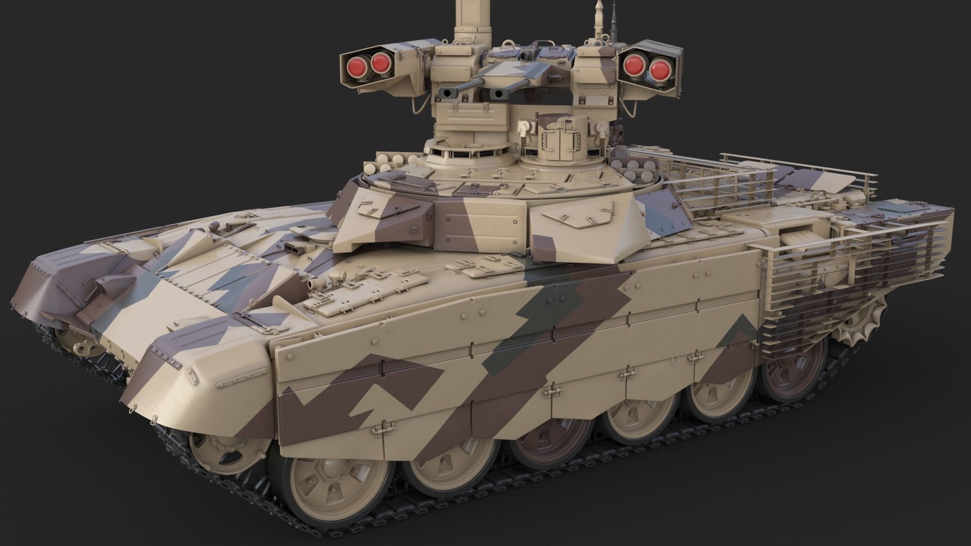 Tank Terminator BMPT 72 Desert 3D model_23