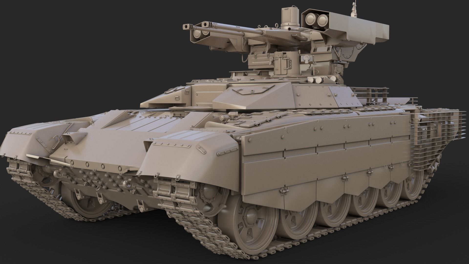 Tank Terminator BMPT 72 Desert 3D model_36