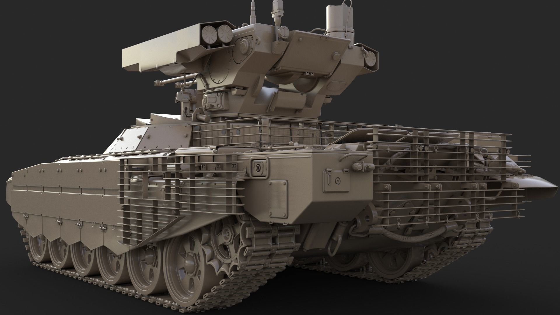 Tank Terminator BMPT 72 Desert 3D model_38