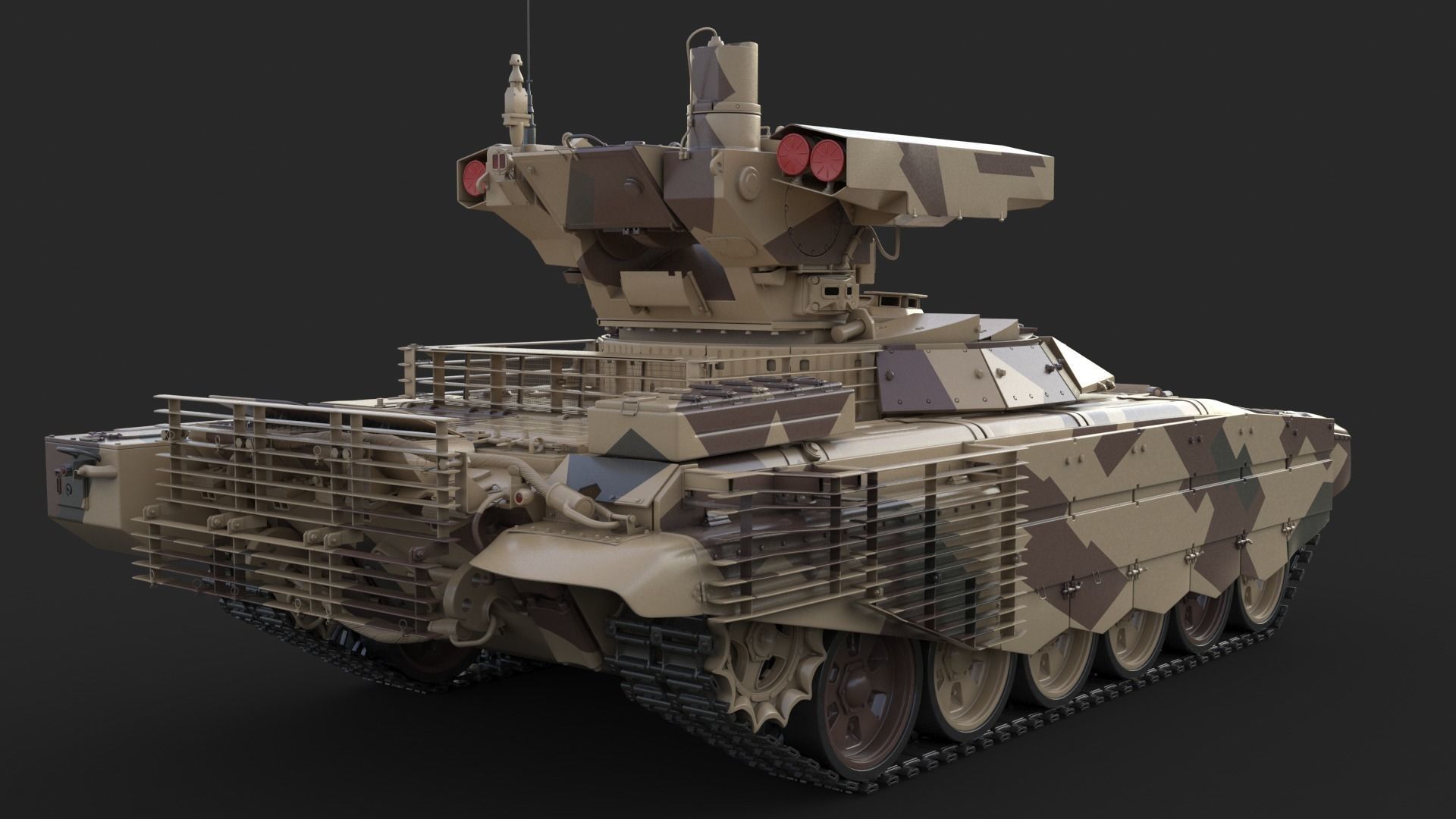 Tank Terminator BMPT 72 Desert 3D model_13