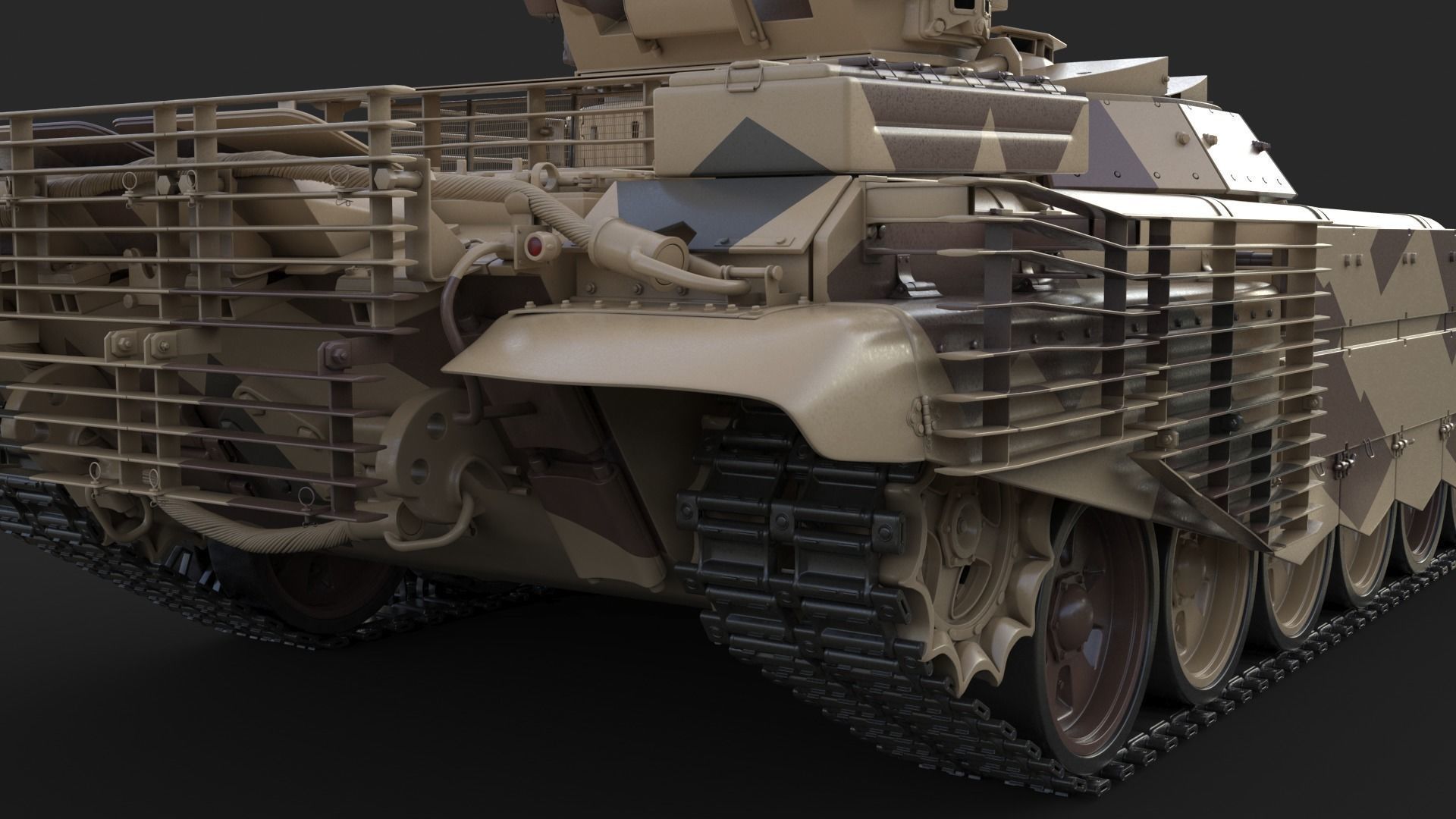 Tank Terminator BMPT 72 Desert 3D model_24