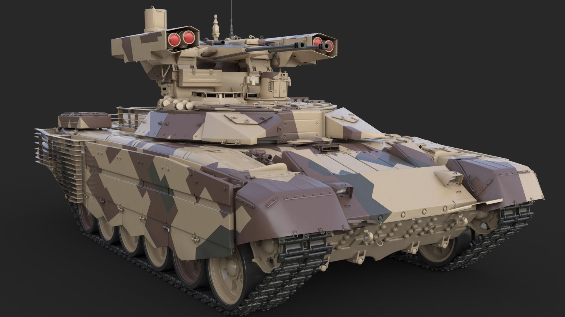 Tank Terminator BMPT 72 Desert 3D model_12
