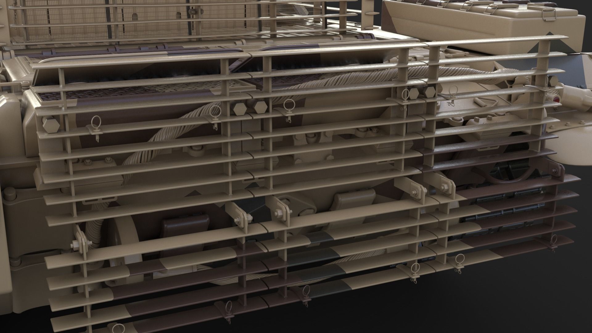 Tank Terminator BMPT 72 Desert 3D model_22