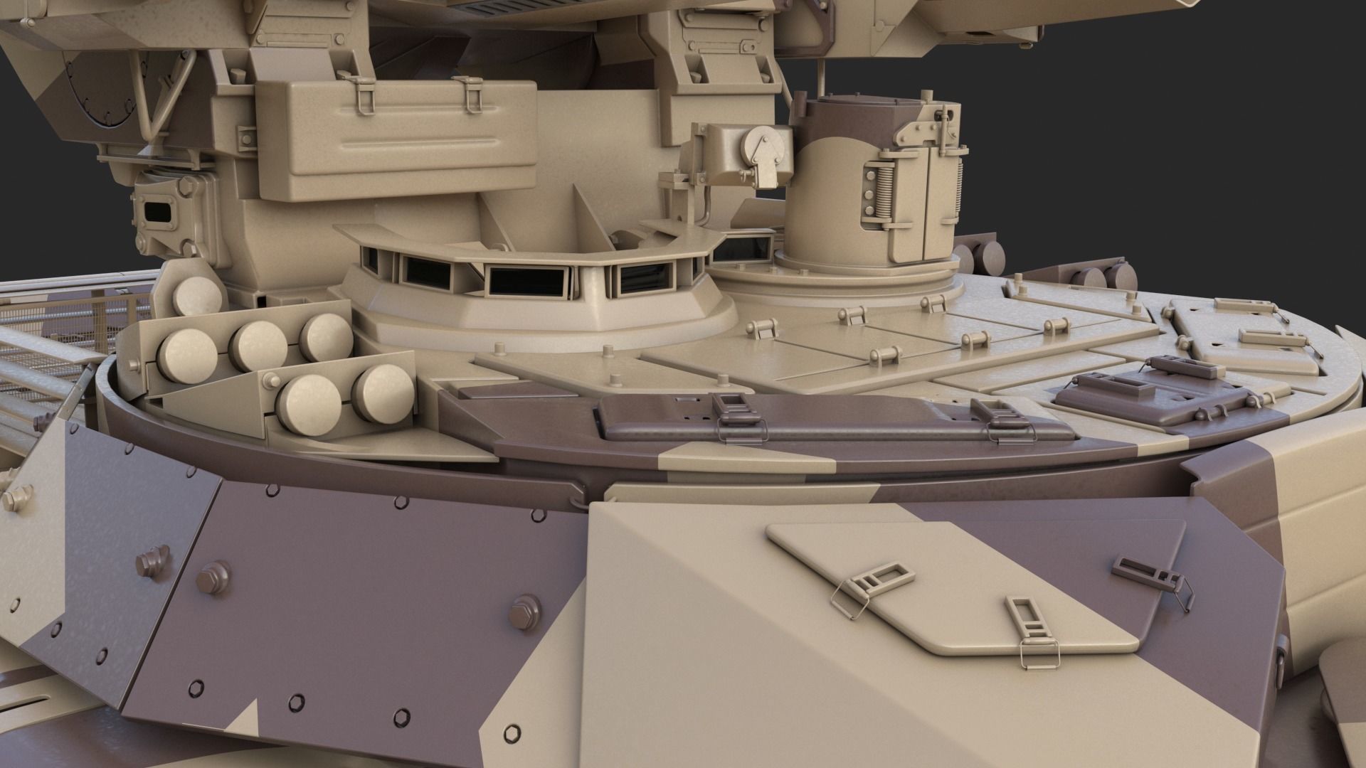 Tank Terminator BMPT 72 Desert 3D model_19
