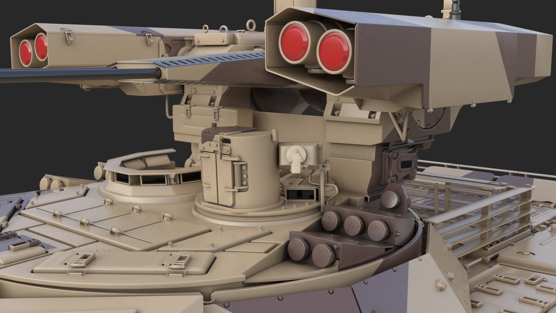 Tank Terminator BMPT 72 Desert 3D model_16