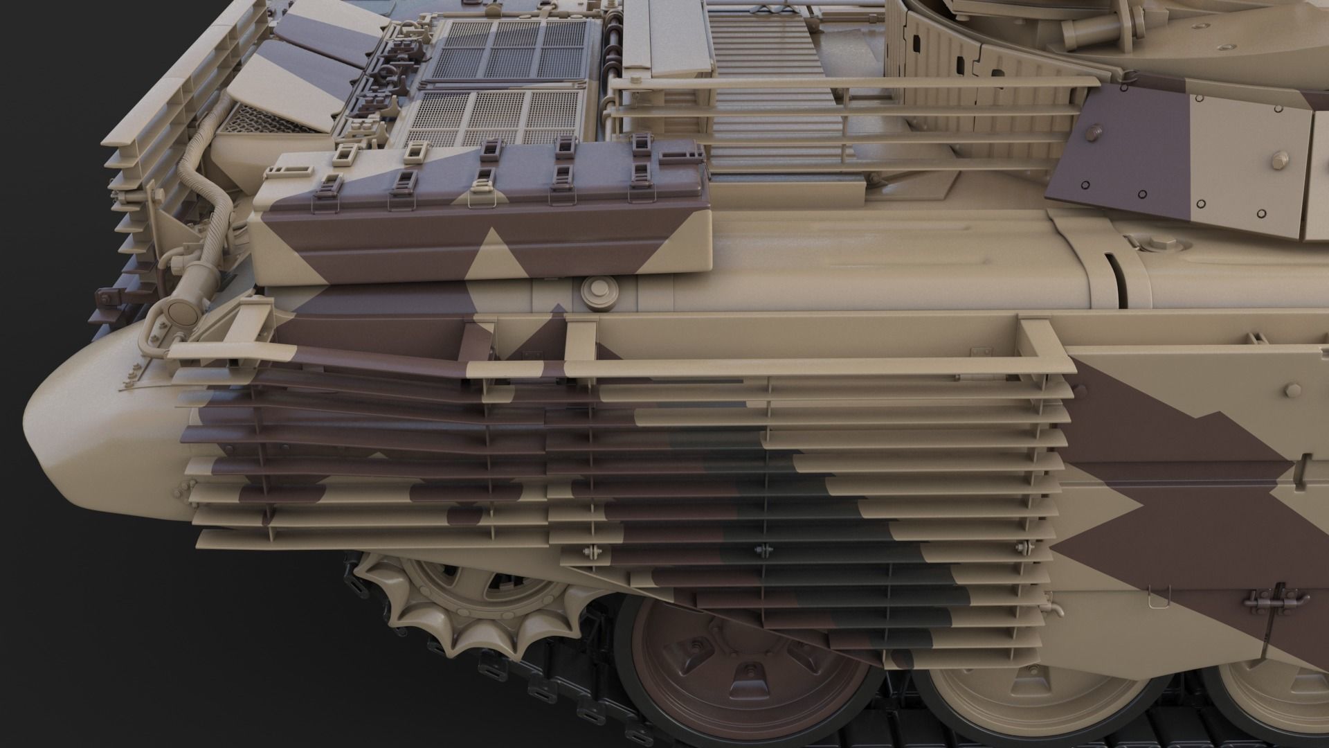 Tank Terminator BMPT 72 Desert 3D model_27