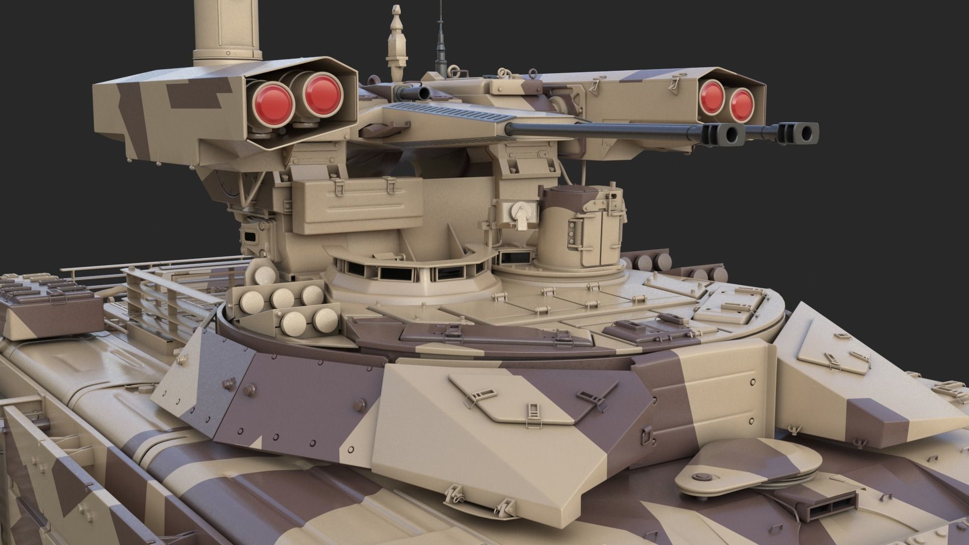 Tank Terminator BMPT 72 Desert 3D model_14