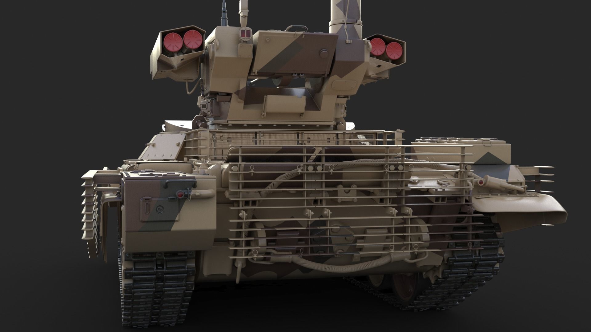 Tank Terminator BMPT 72 Desert 3D model_9