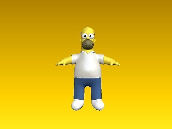 simpsons 3D model